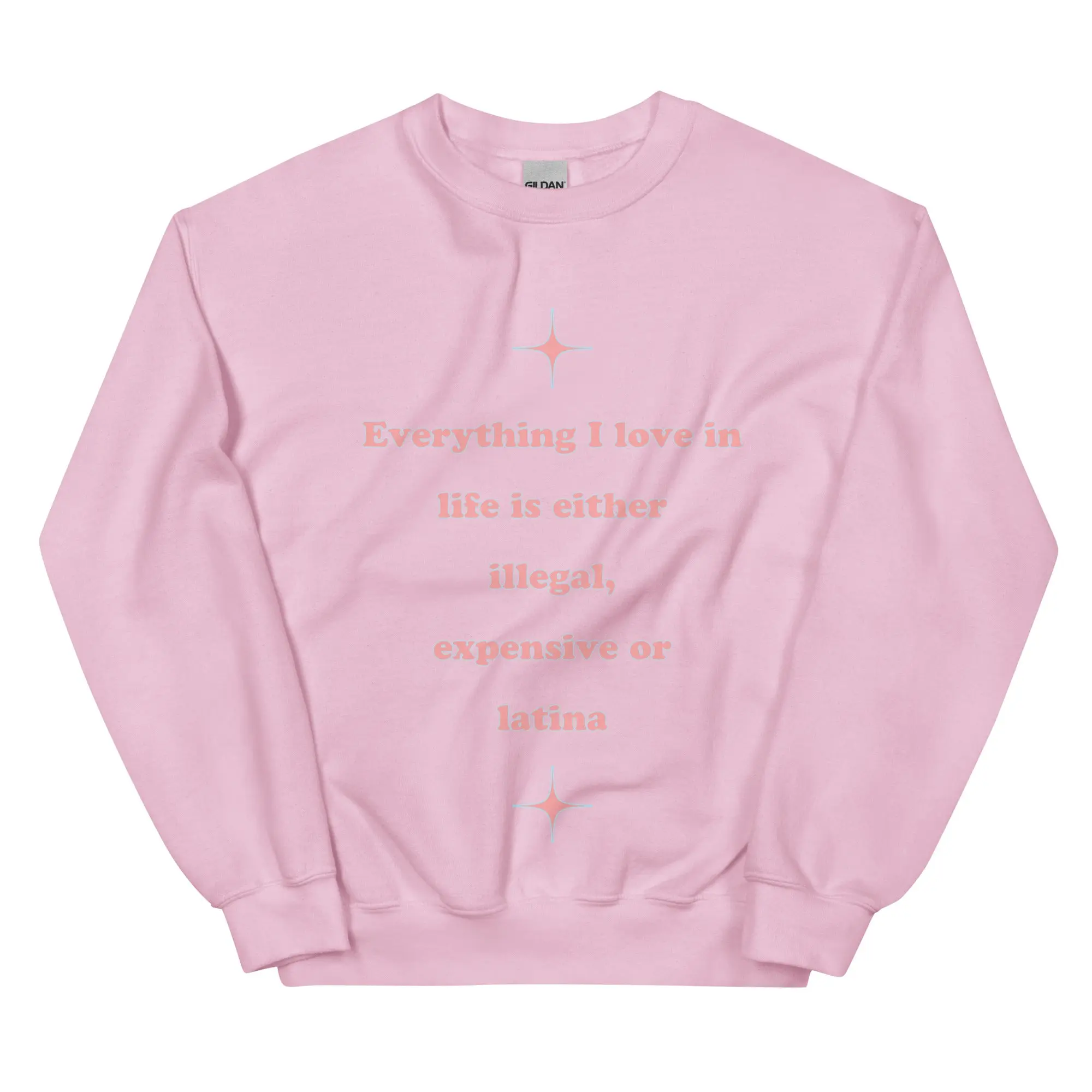 Everything I love in life is either illegal, expensive or latina sweatshirt - Image 8