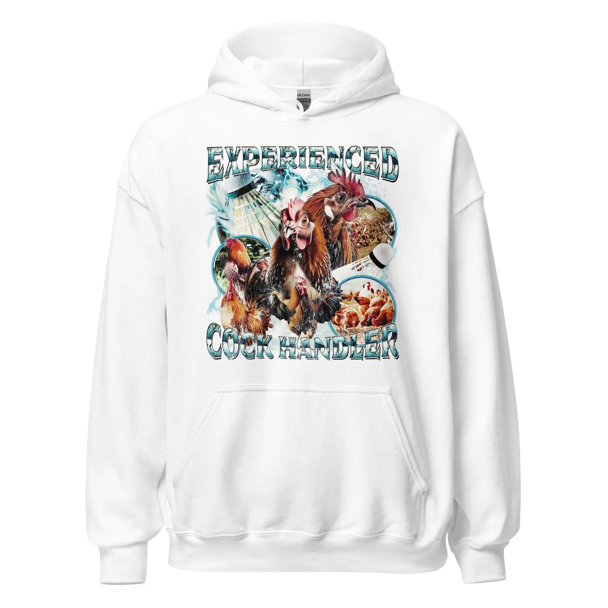 Experienced Cock Handler (Updated Design!) Hoodie - Image 7