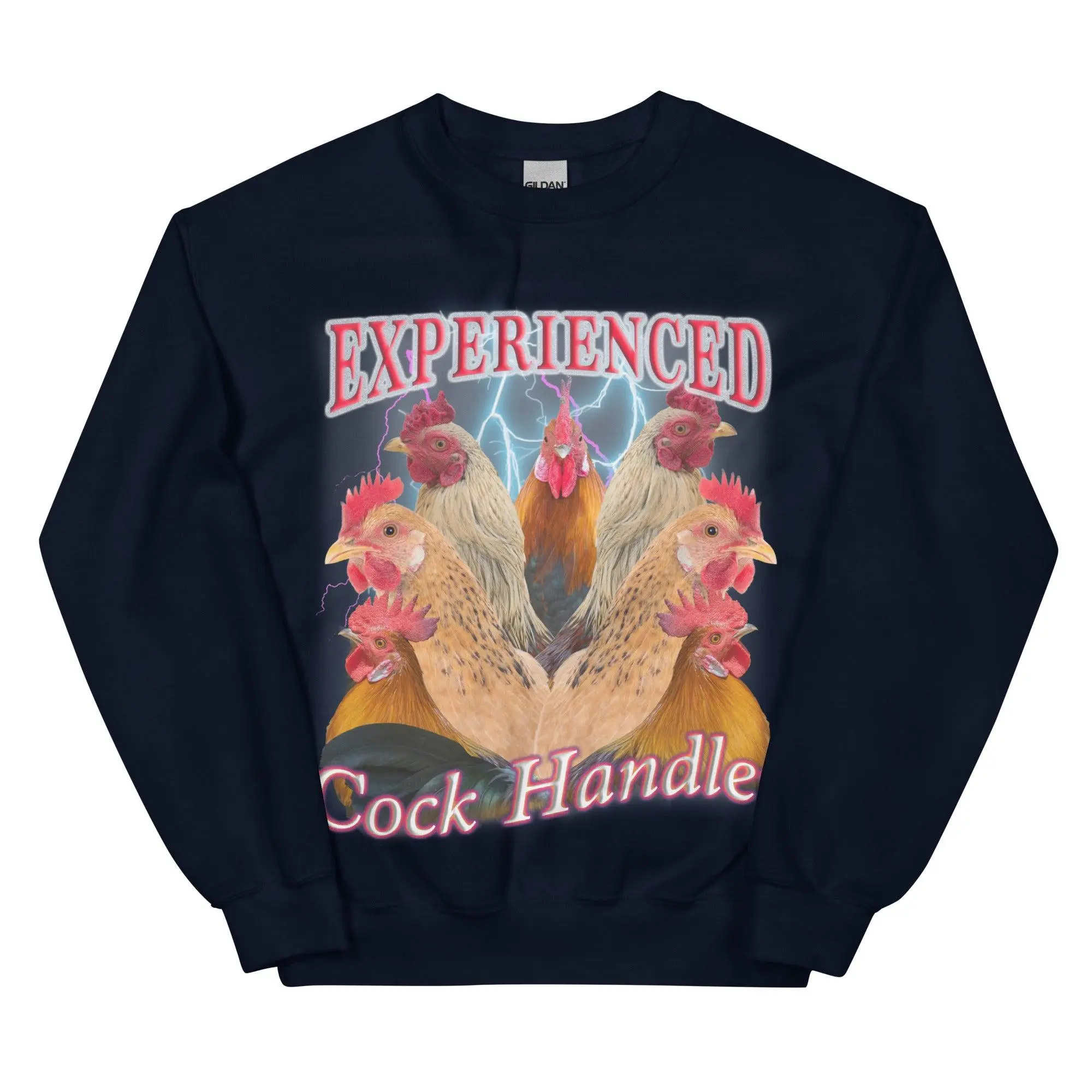 Experienced Cock Handler (OG Design) Sweatshirt - Image 2