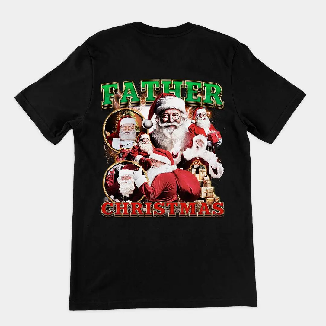 Father Christmas vintage t-shirt (backprint)