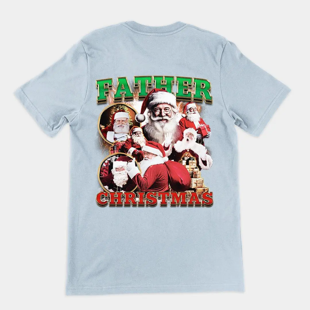 Father Christmas vintage t-shirt (backprint) - Image 4
