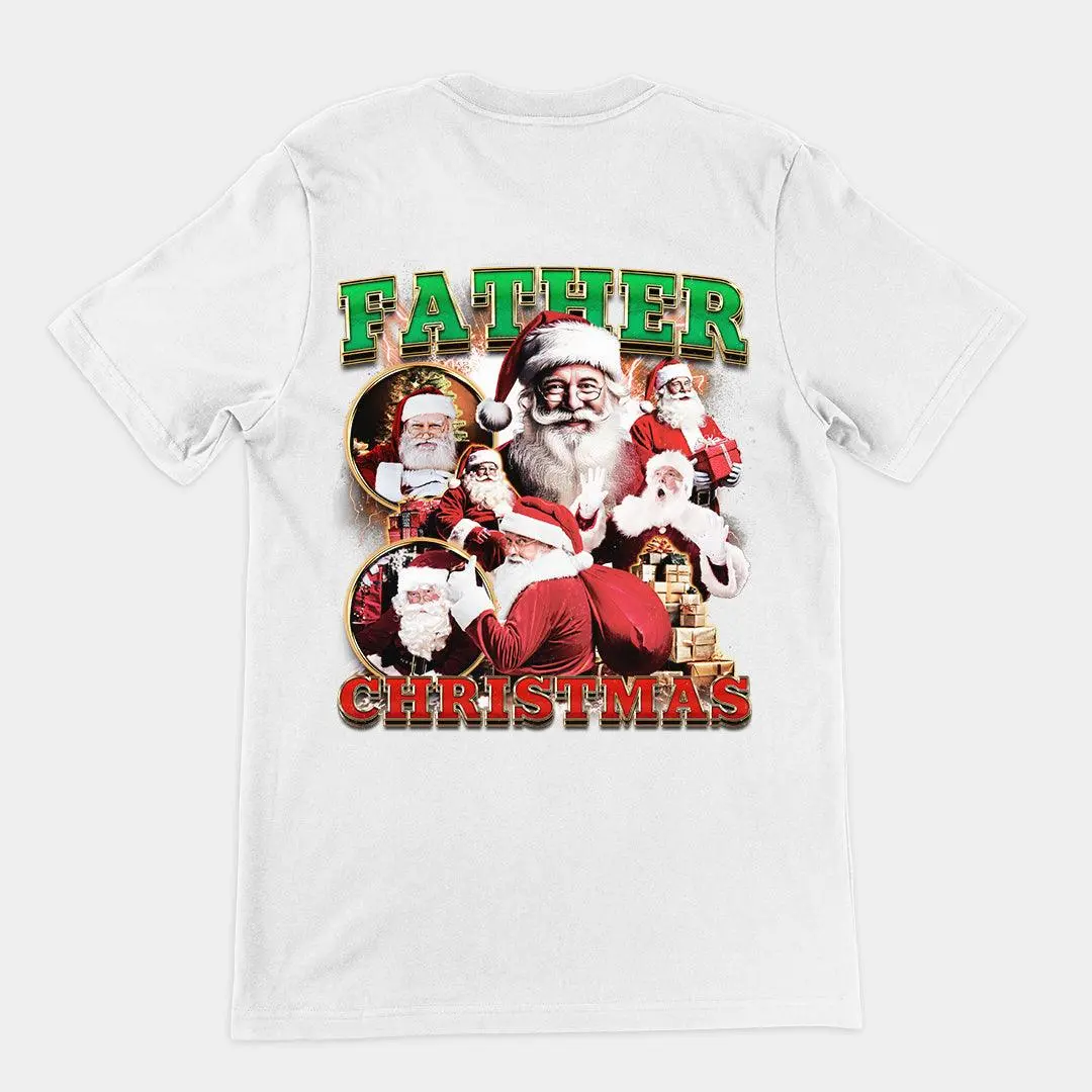 Father Christmas vintage t-shirt (backprint) - Image 6