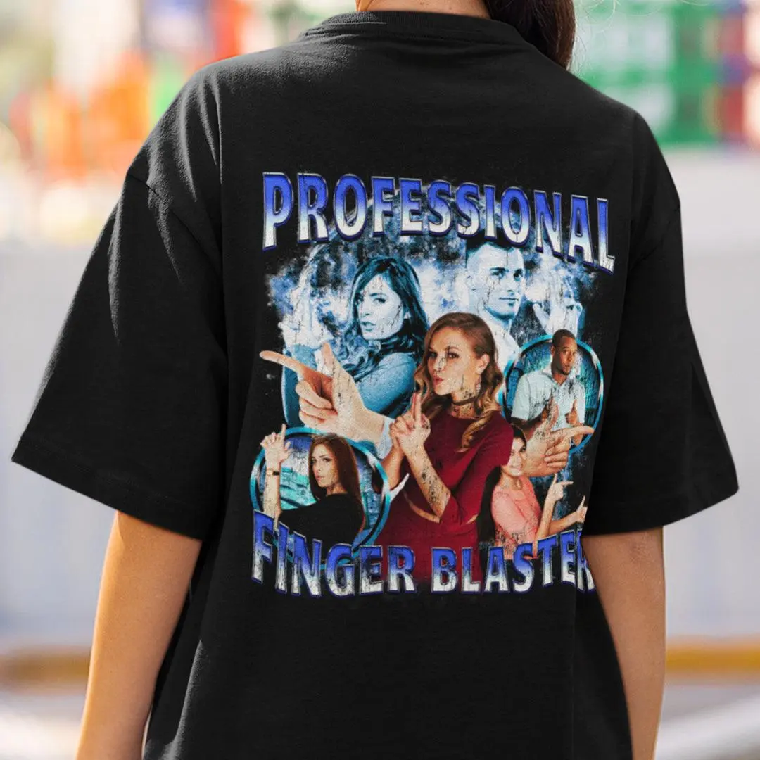 Professional Finger Blaster t-shirt (backprint) - Image 7