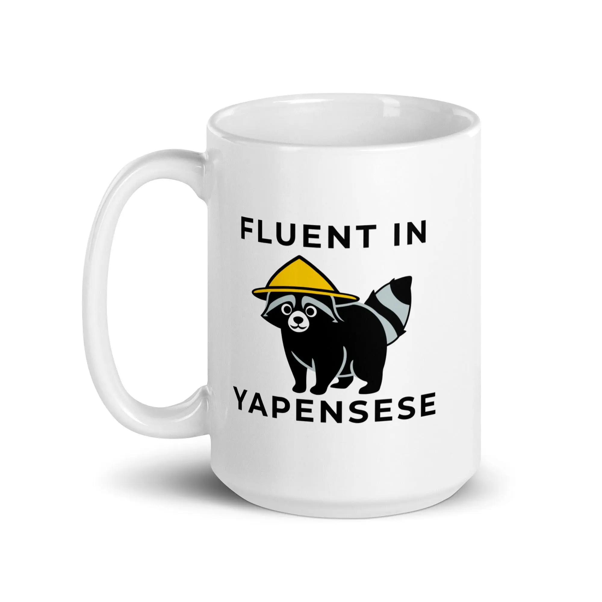 Fluent in Yapenese White glossy mug - Image 7