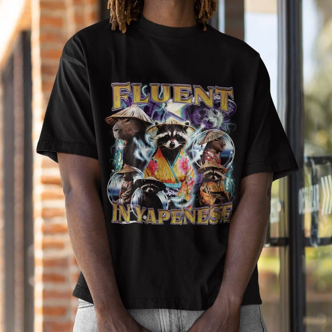 Fluent in Yapenese t-shirt - Image 7