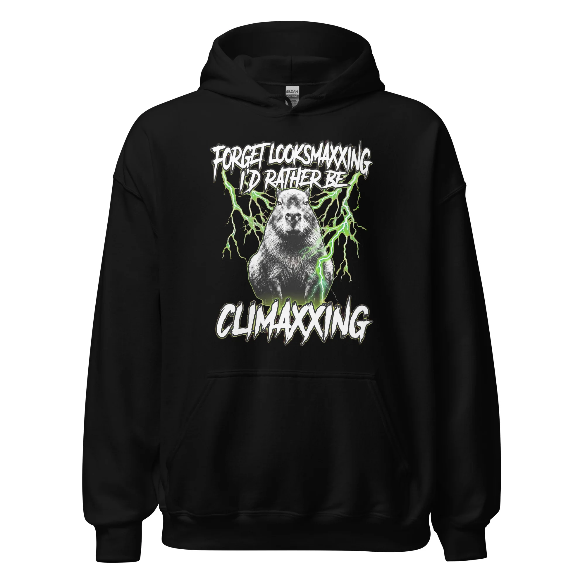 Forget Looksmaxxing I'd rather be Climaxxing Hoodie