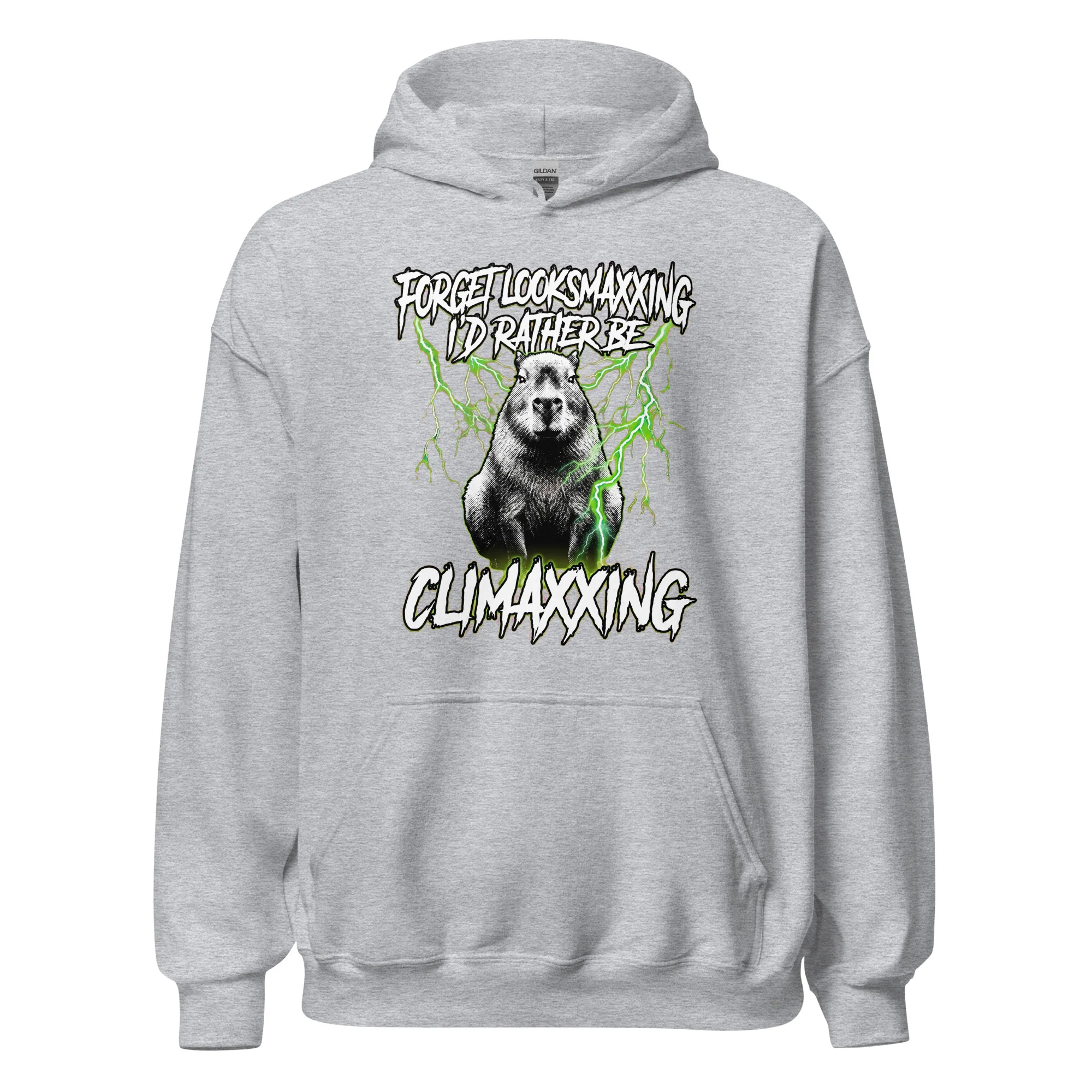 Forget Looksmaxxing I'd rather be Climaxxing Hoodie - Image 2