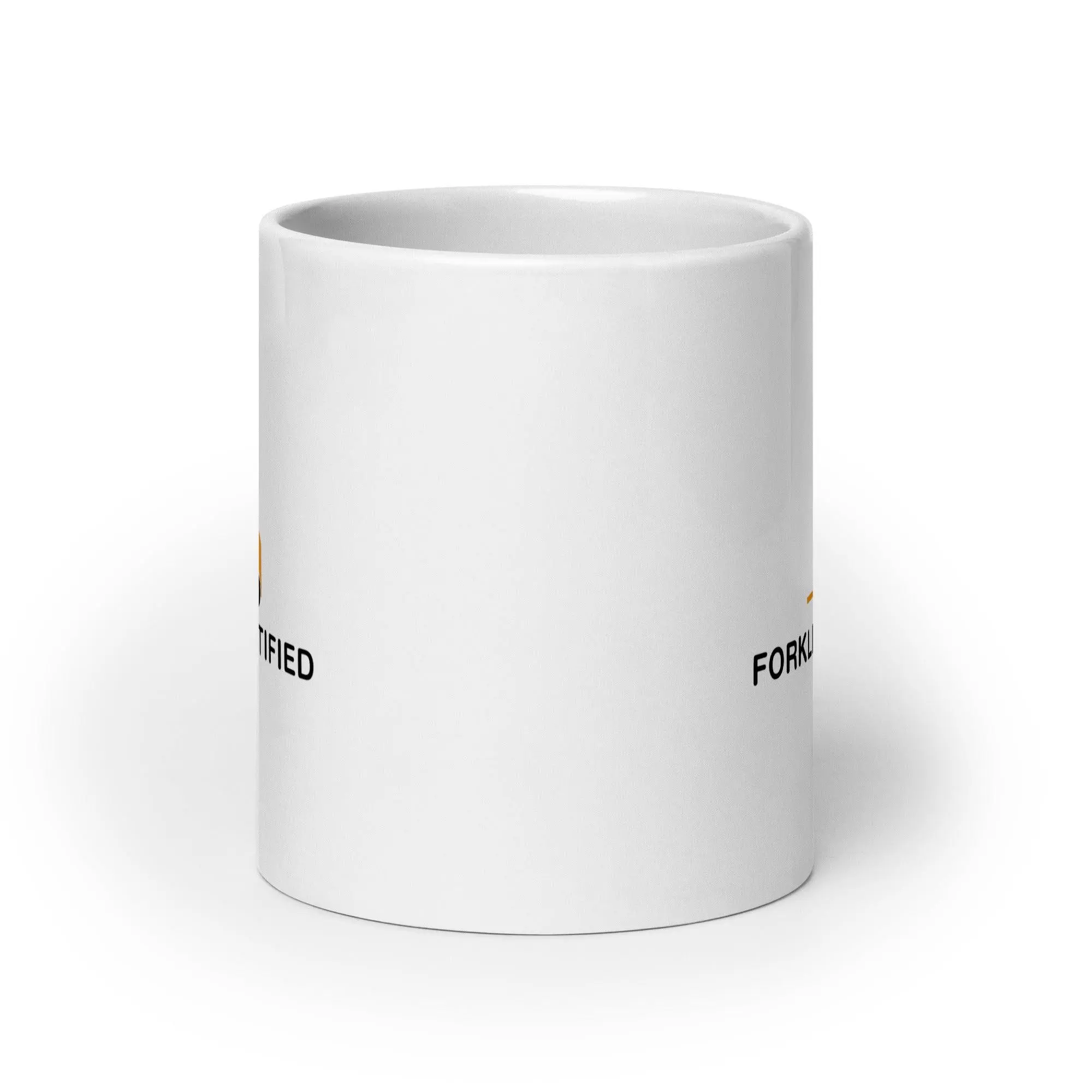 Forklift Certified White glossy mug - Image 10