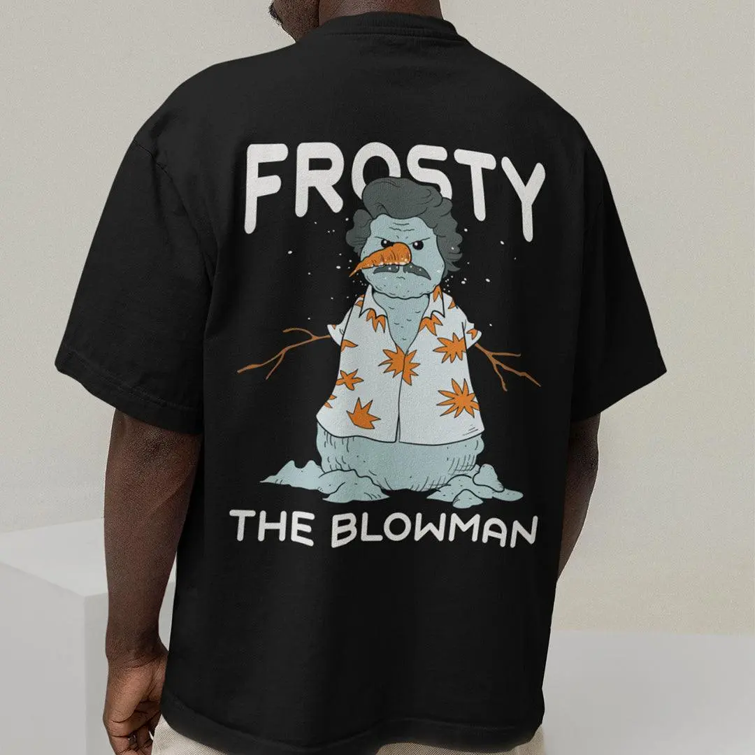 Frosty the Blowman t-shirt (backprint) - Image 7