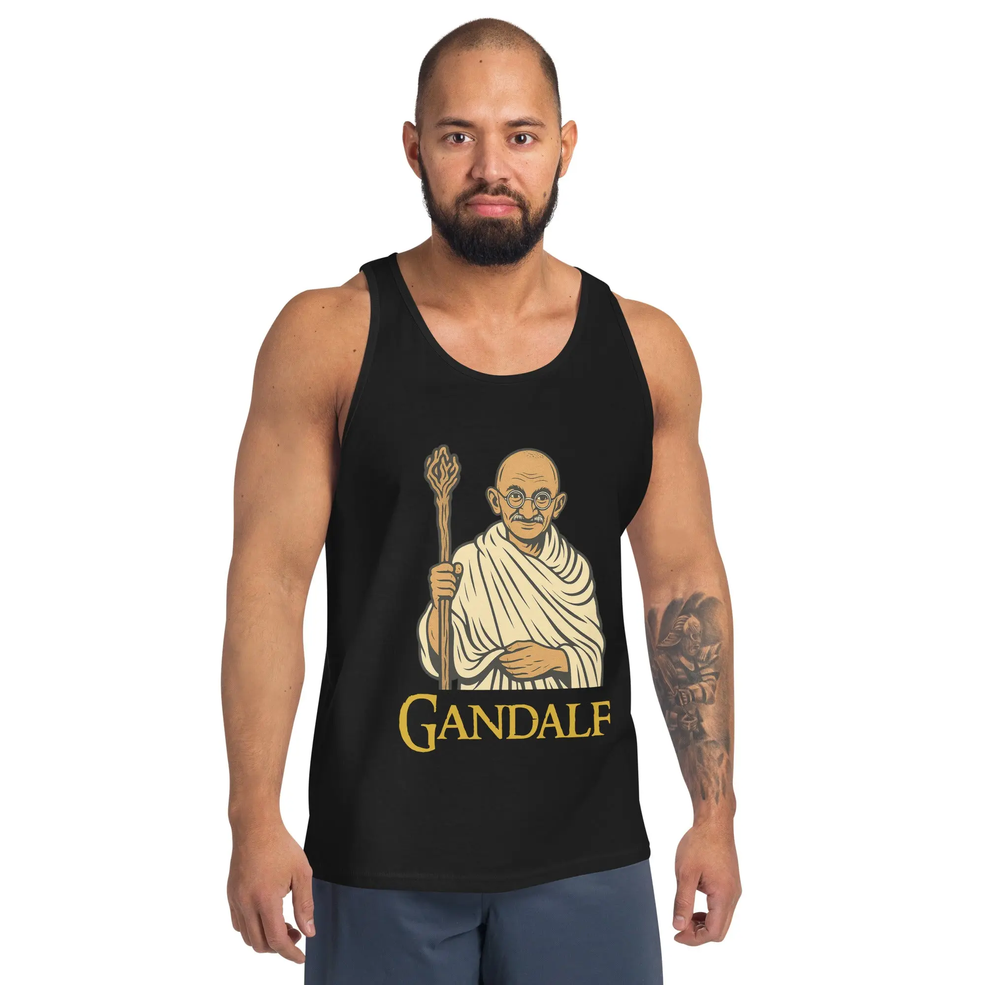 Galdalf (Ghandi) Tank Top - Image 4