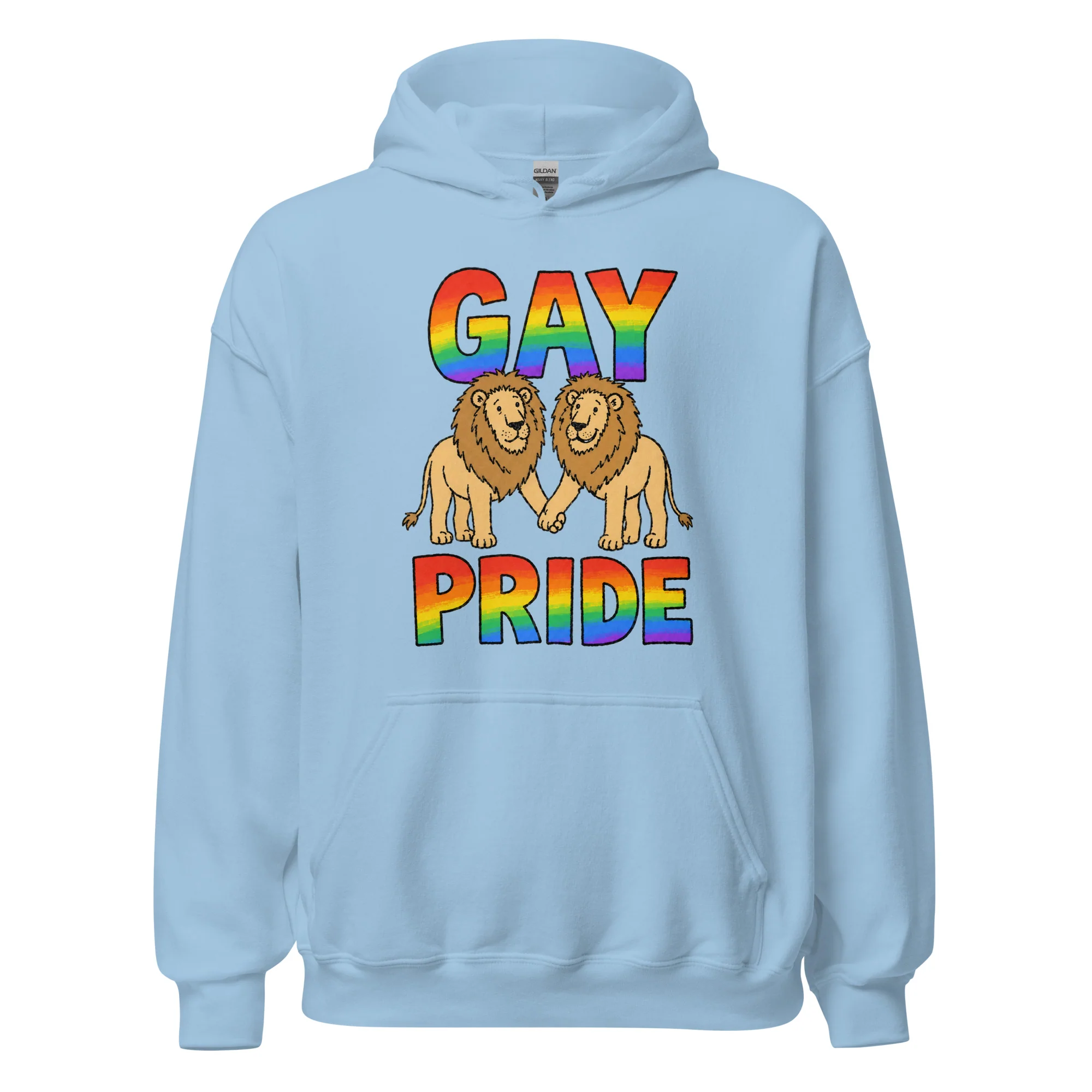 Gay Pride (lions) Hoodie - Image 5