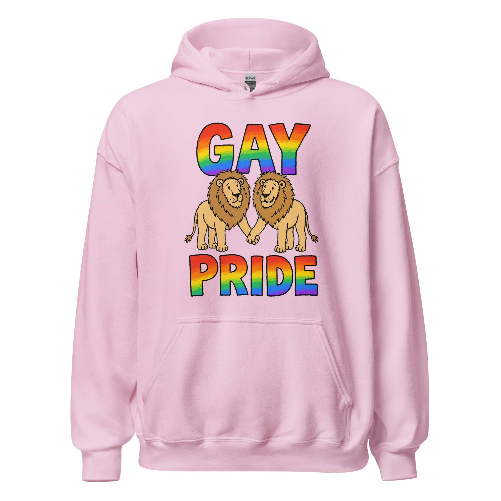 Gay Pride (lions) Hoodie - Image 6