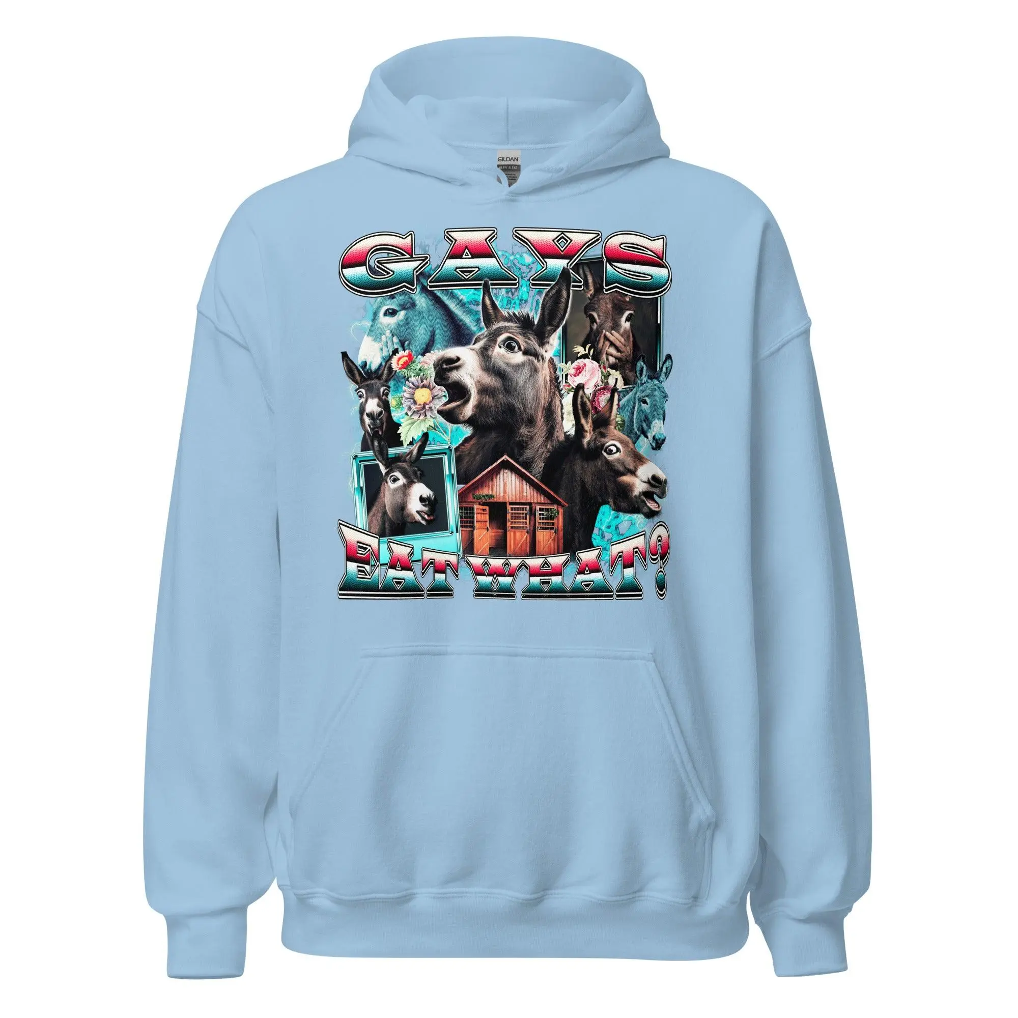 Gays Eat What (donkeys) Hoodie - Image 5