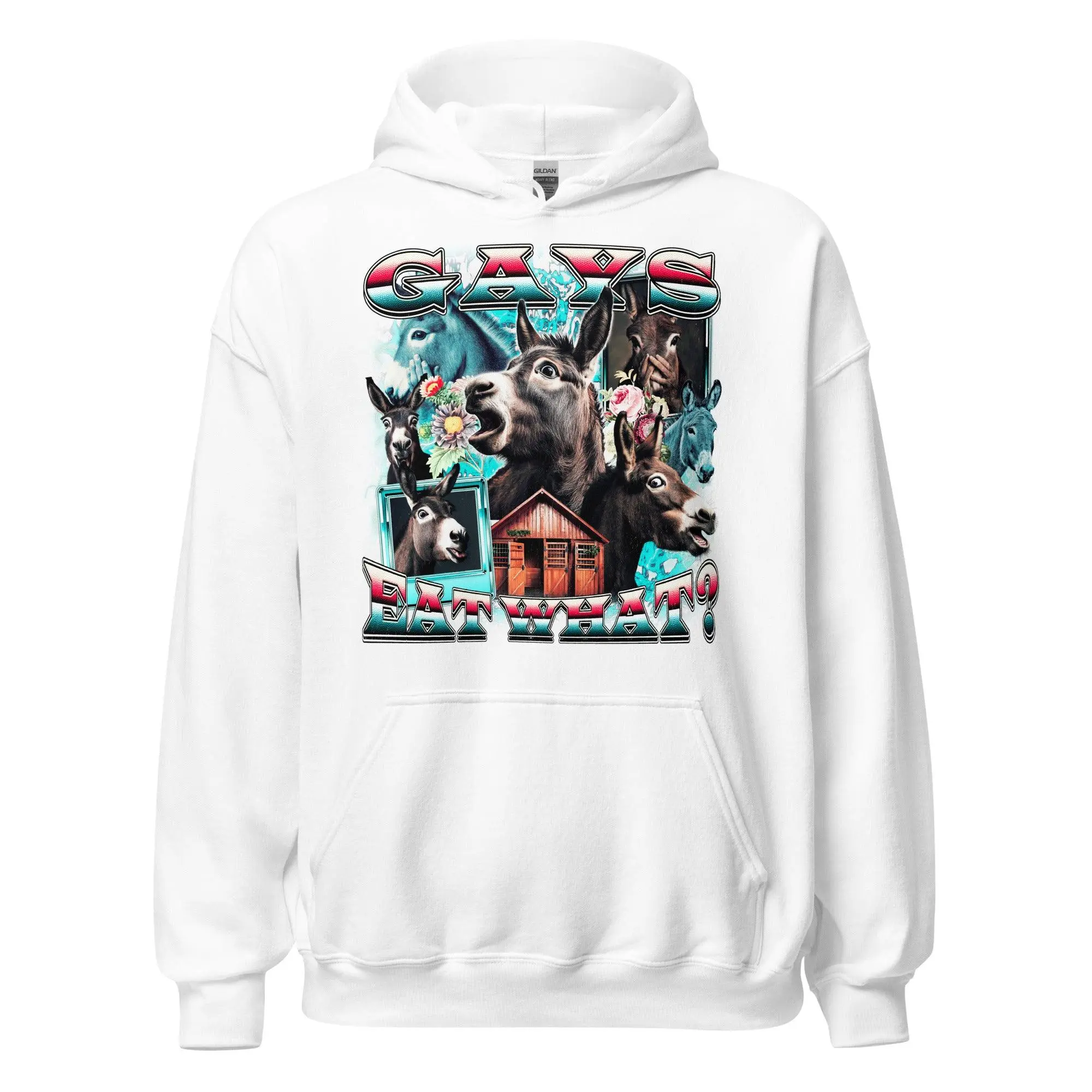 Gays Eat What (donkeys) Hoodie - Image 7
