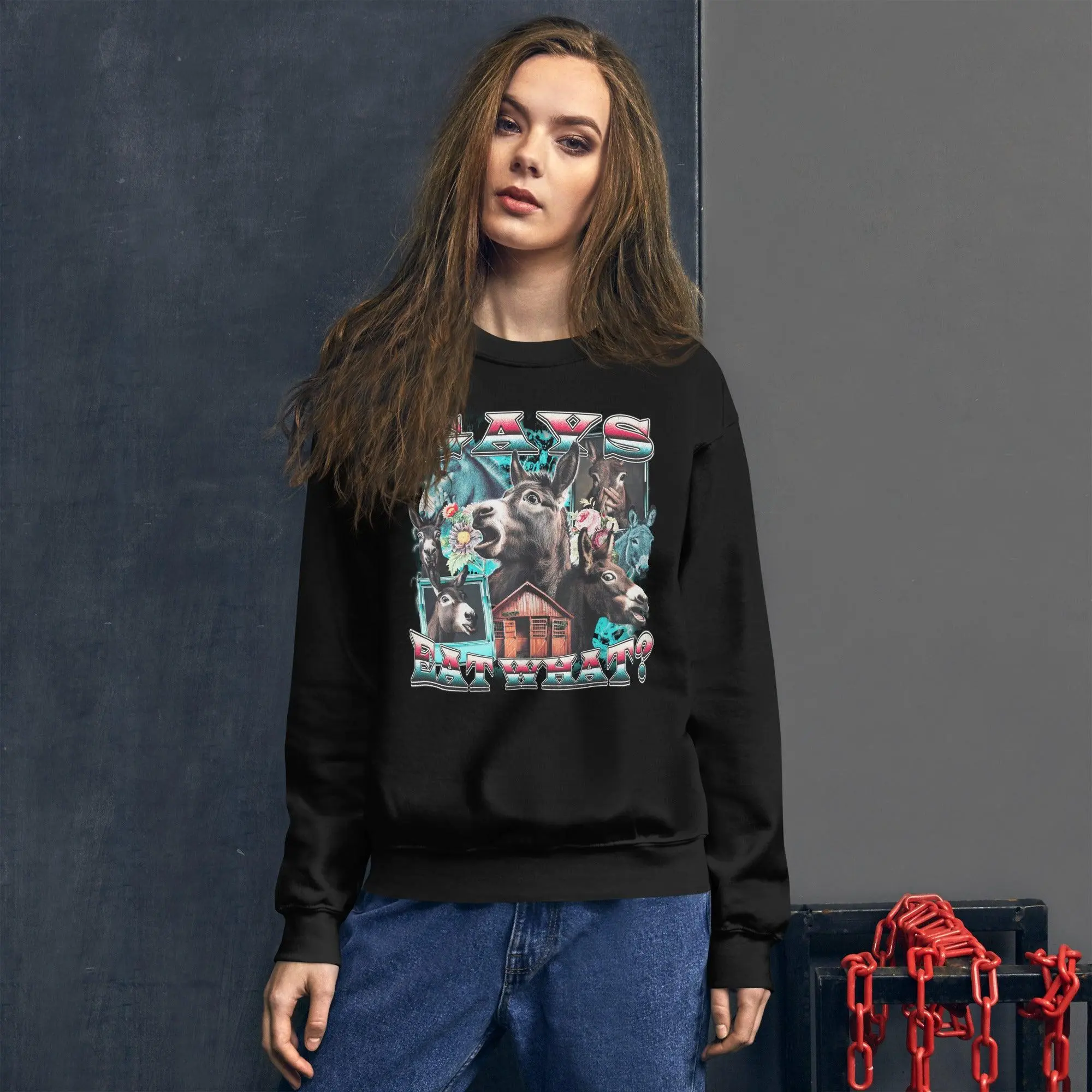 Gays Eat What (donkeys) sweatshirt - Image 10
