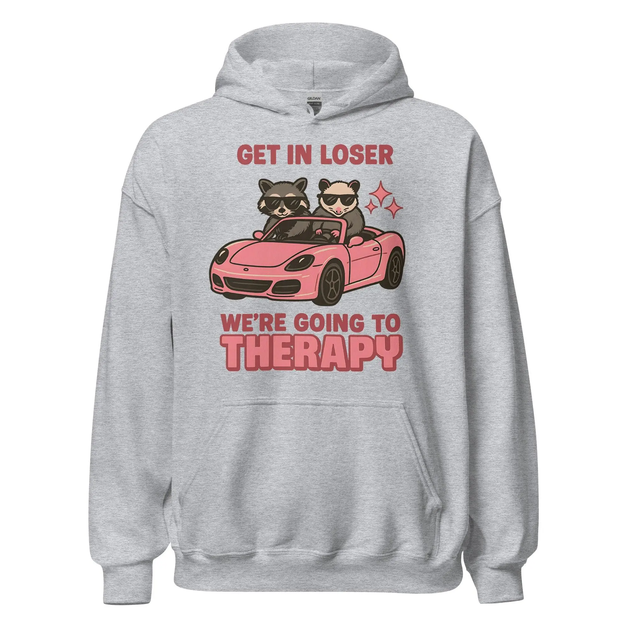 Get in Loser We're Going to Therapy Hoodie - Image 2