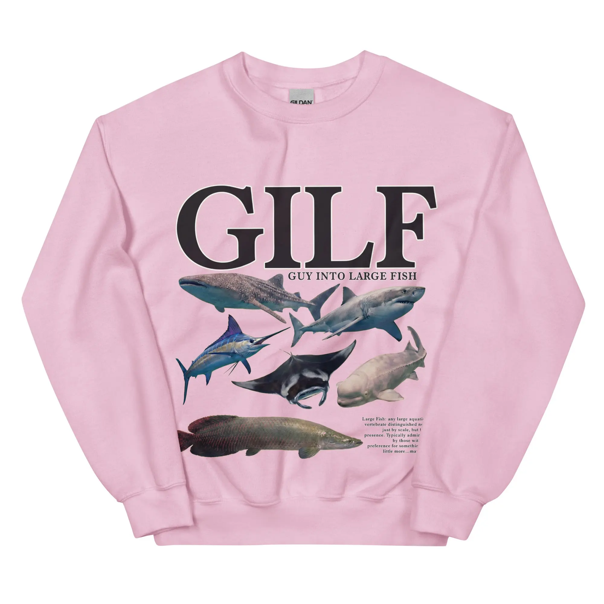 GILF (guy into large fish) sweatshirt - Image 8