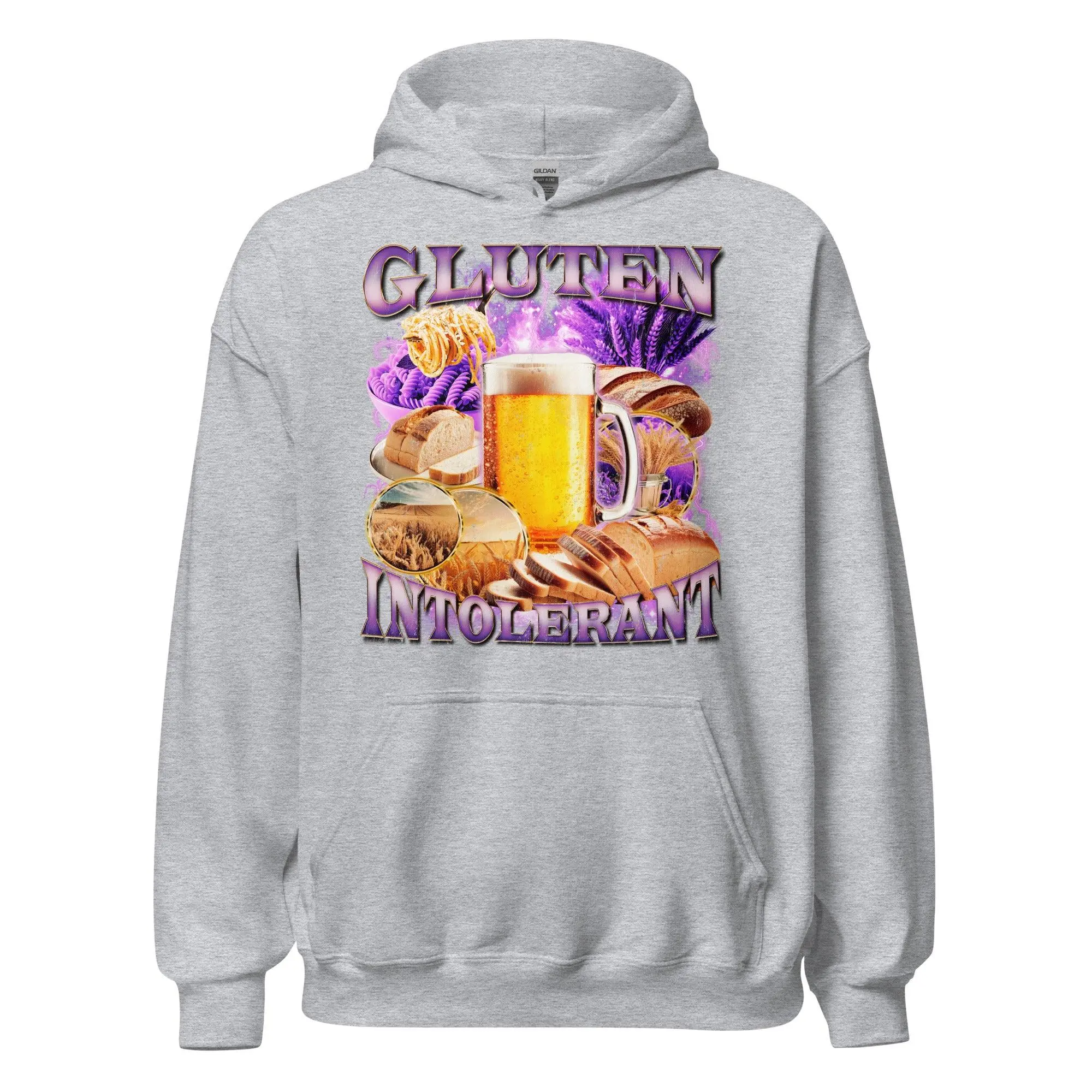 Gluten Intolerant (Updated Design) Hoodie - Image 2