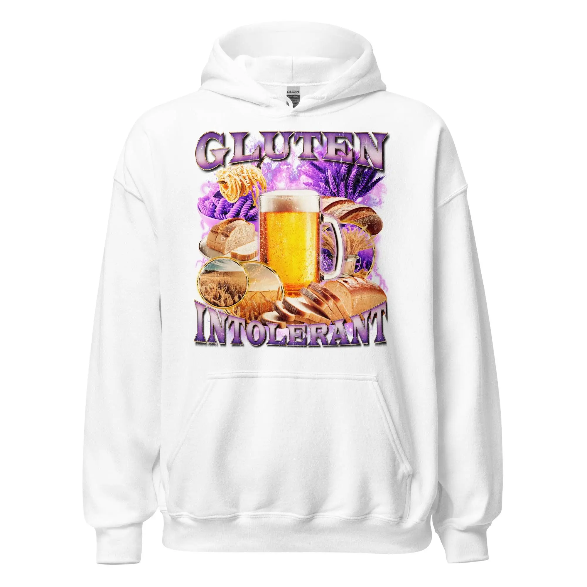 Gluten Intolerant (Updated Design) Hoodie - Image 7