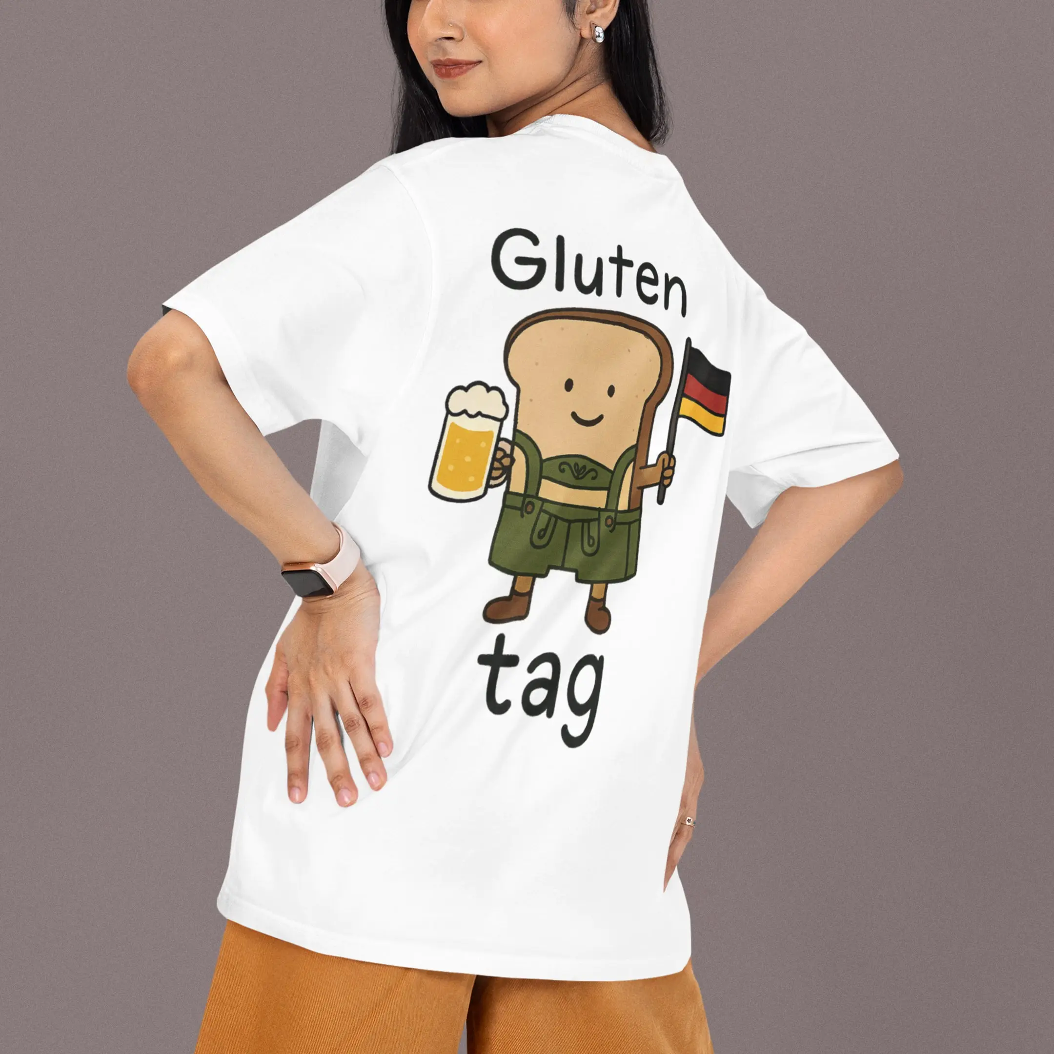 Gluten Tag T-Shirt (backprint) - Image 7