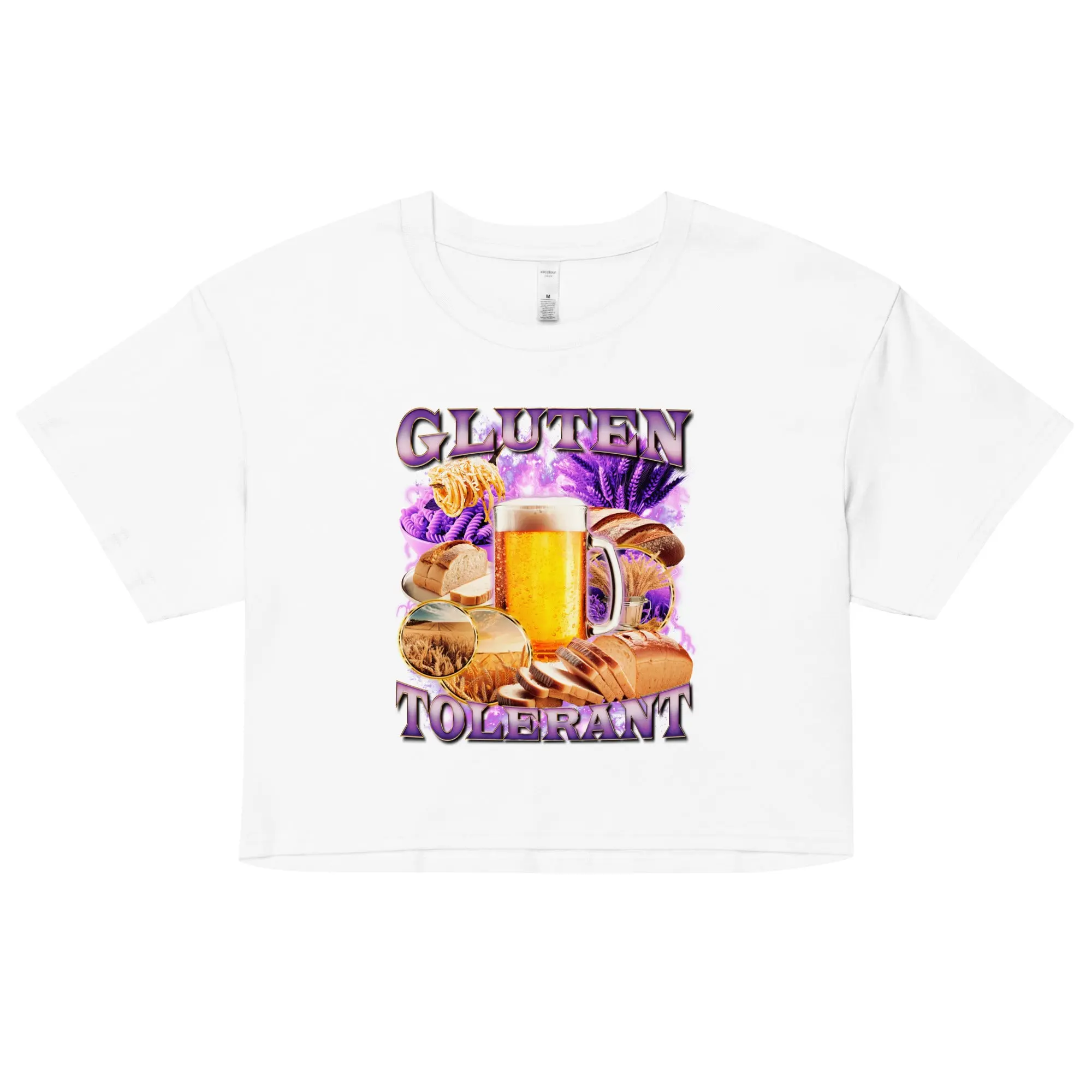 Gluten Tolerant (New Design!) Women’s crop top - Image 5