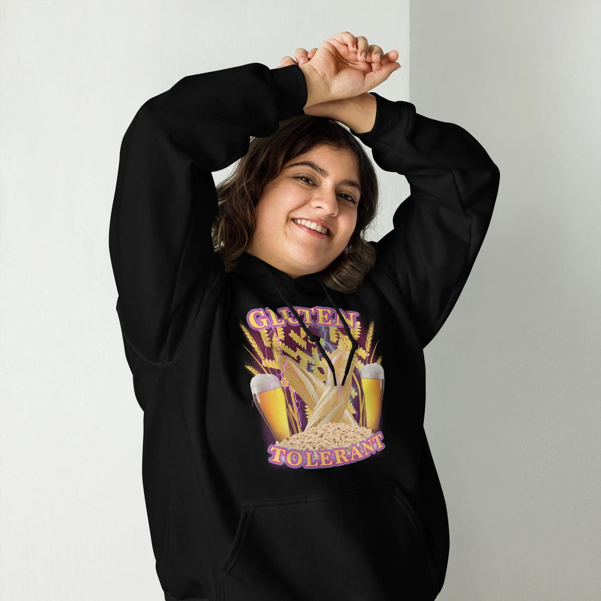 Gluten Tolerant (OG Design!) Hoodie - Image 8