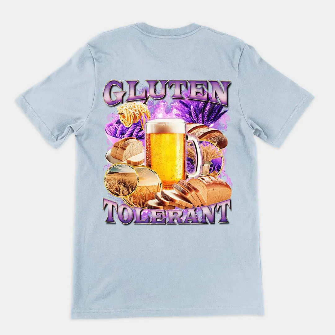 Gluten Tolerant t-shirt (backprint) - Image 4