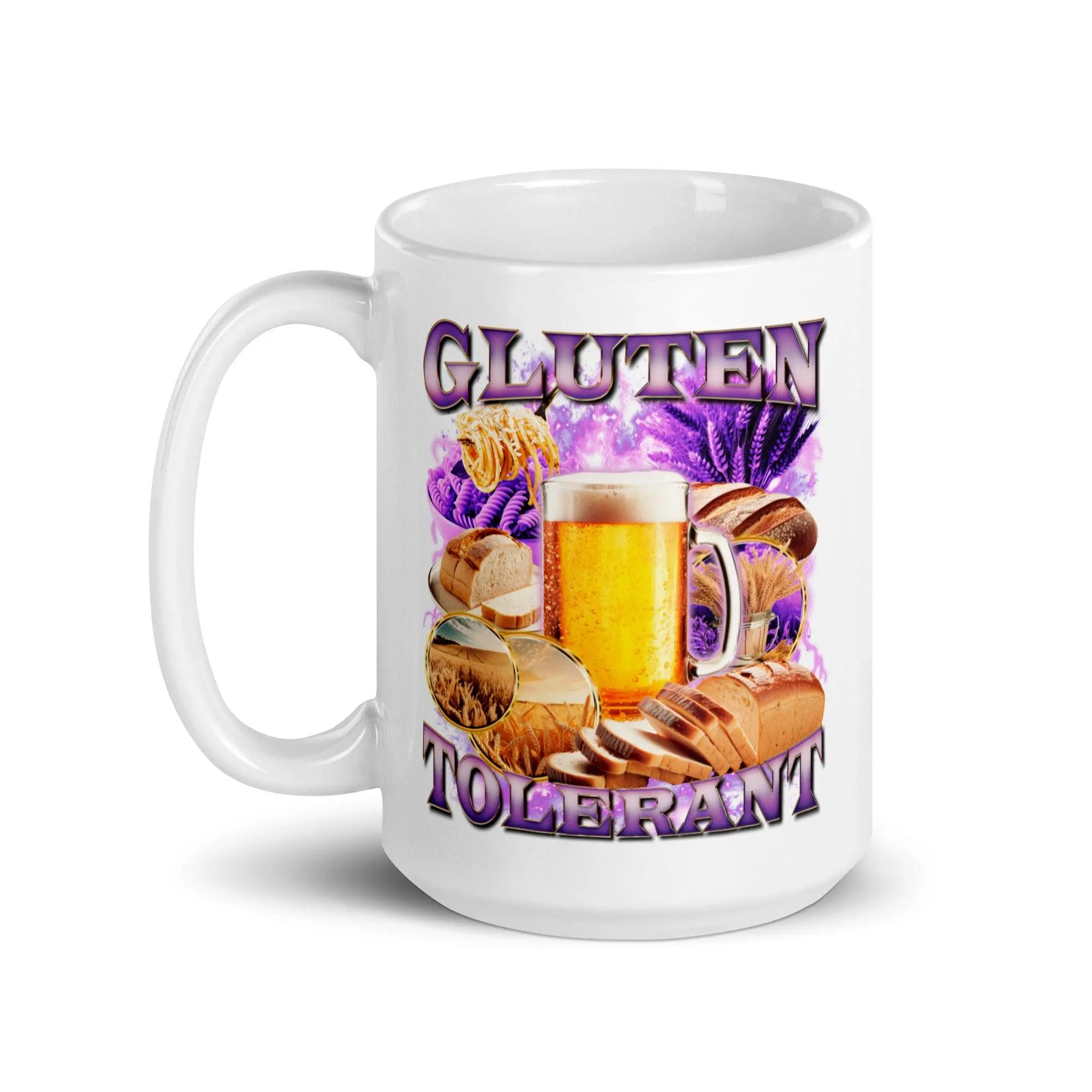 Gluten Tolerant White glossy mug - Image 7