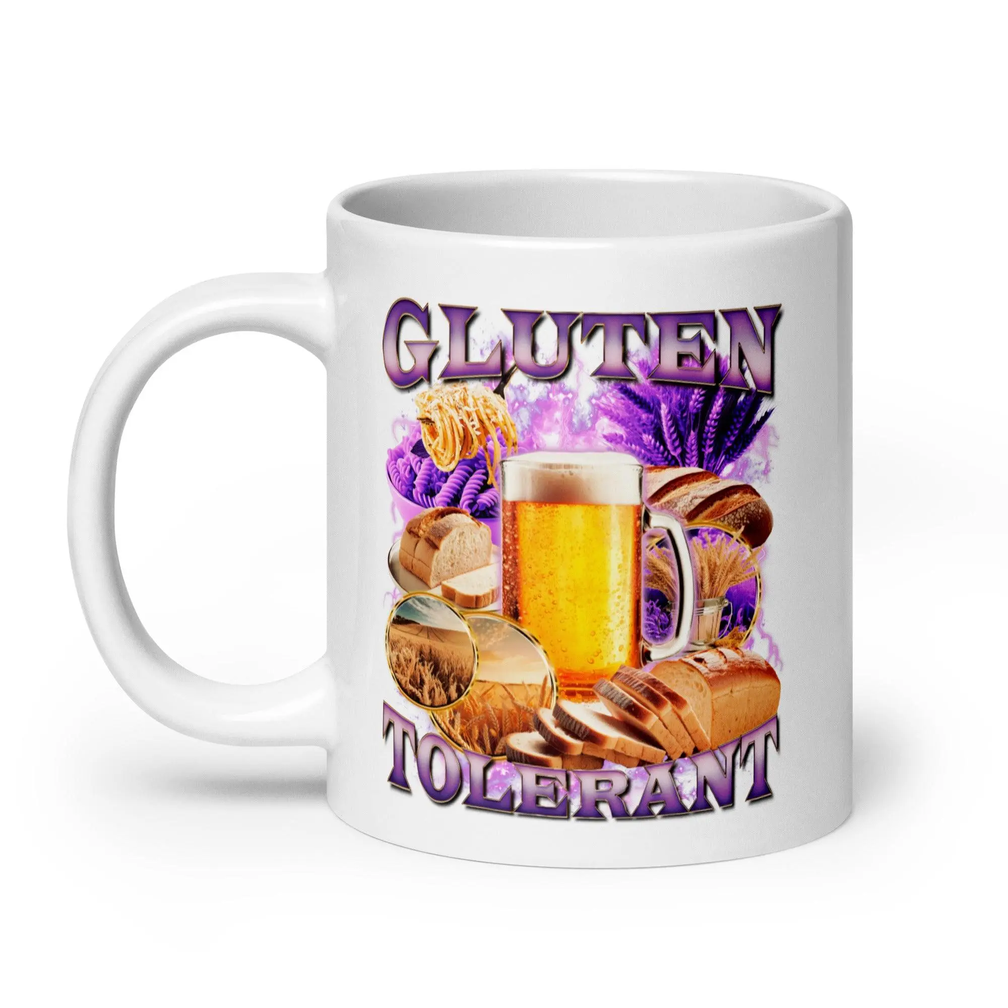 Gluten Tolerant White glossy mug - Image 9