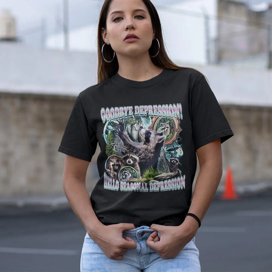 Goodbye Depression! Hello Seasonal Depression T-Shirt - Image 7