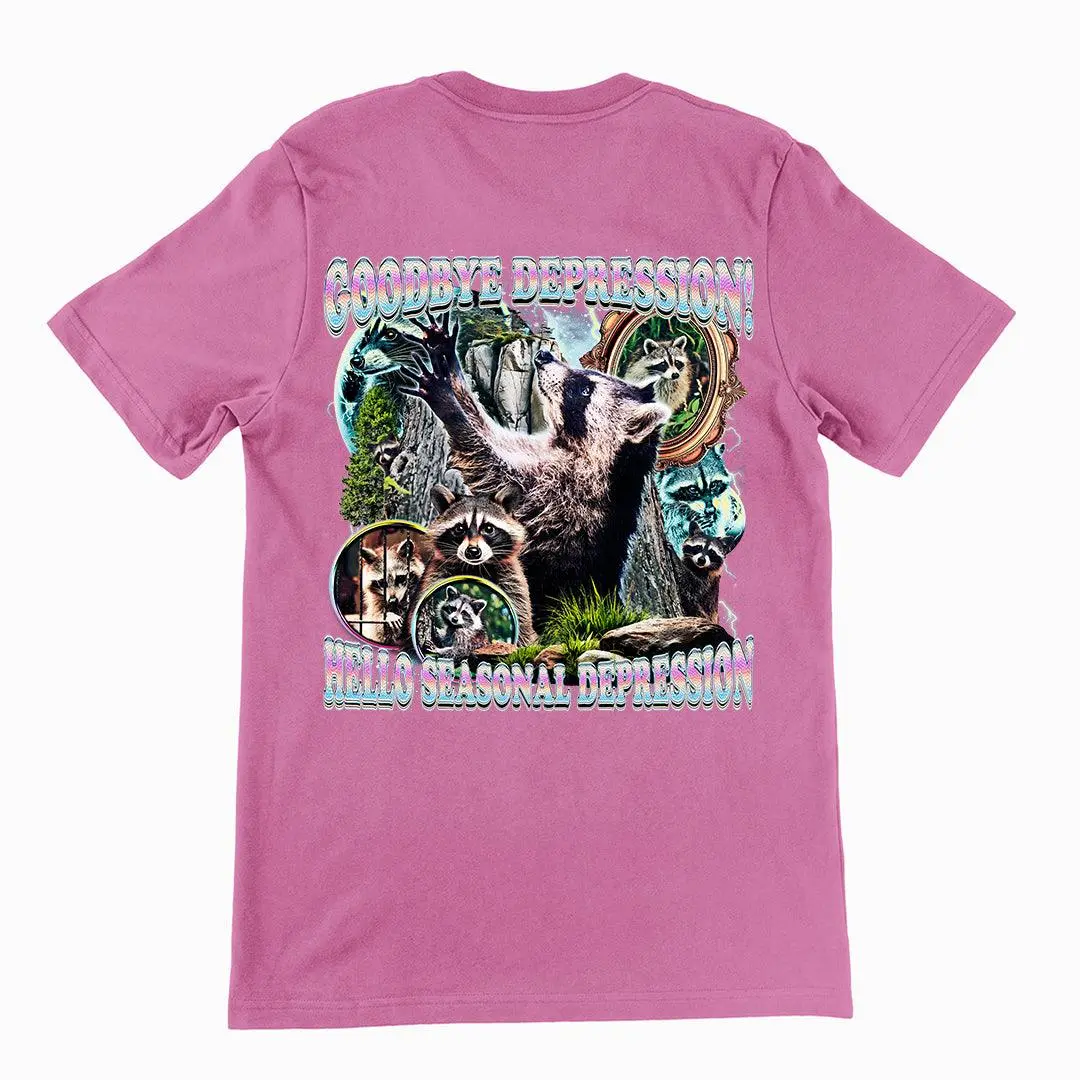 Goodbye Depression! Hello Seasonal Depression t-shirt (backprint) - Image 2
