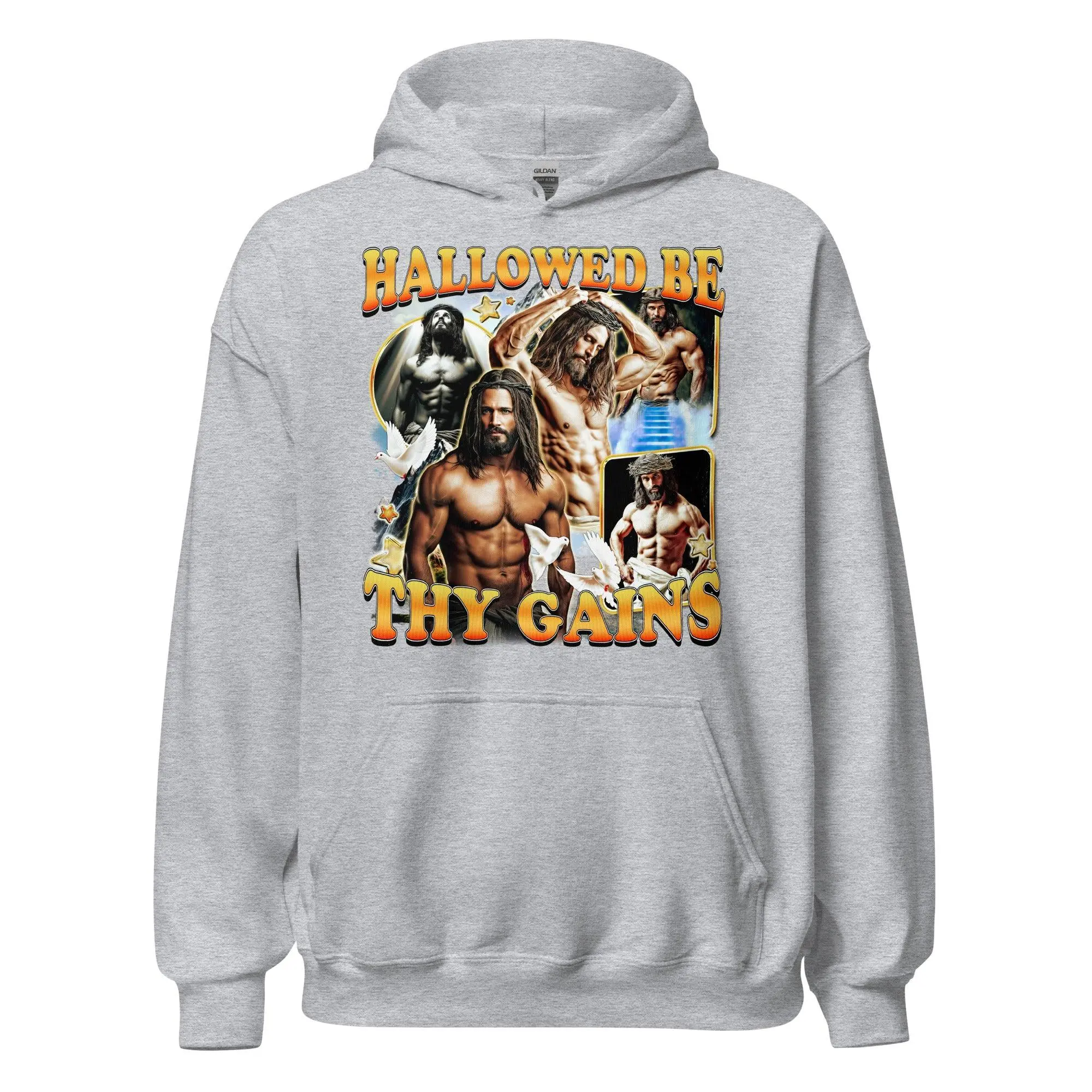 Hallowed be thy Gains Hoodie - Image 2