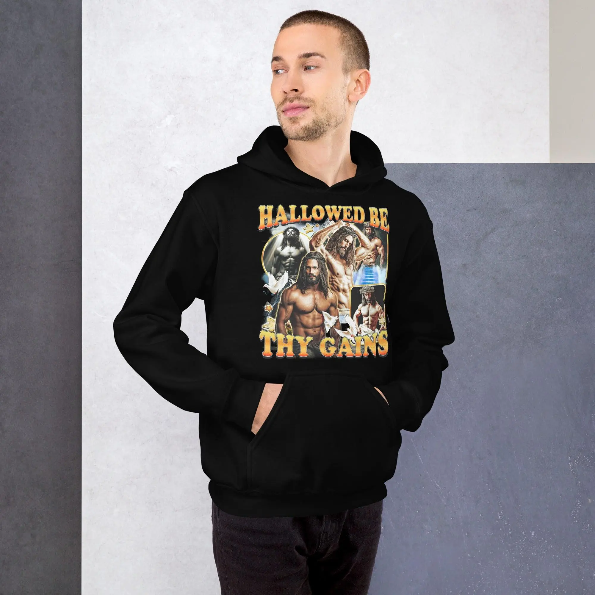 Hallowed be thy Gains Hoodie - Image 8
