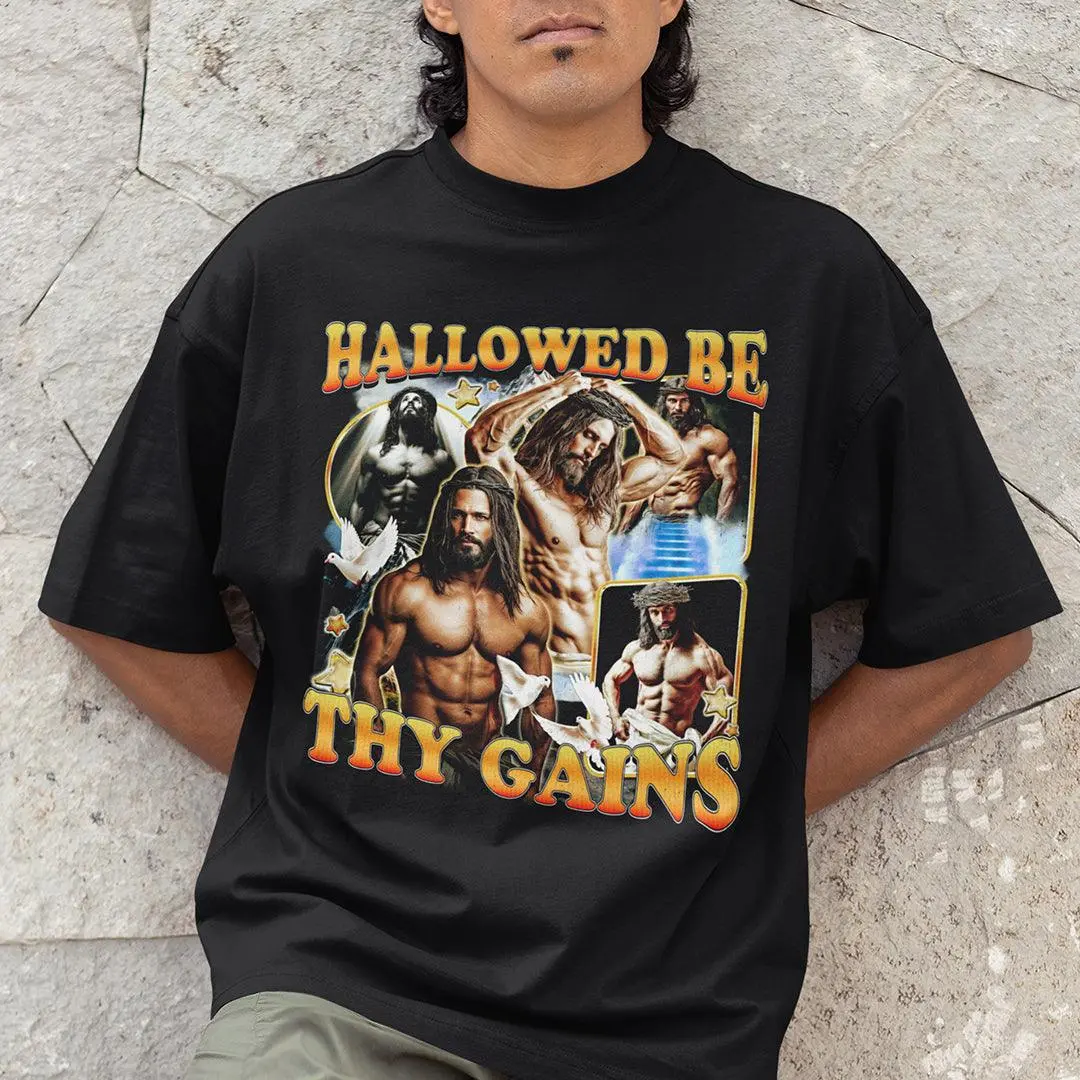 Hallowed be thy Gains T-Shirt - Image 7