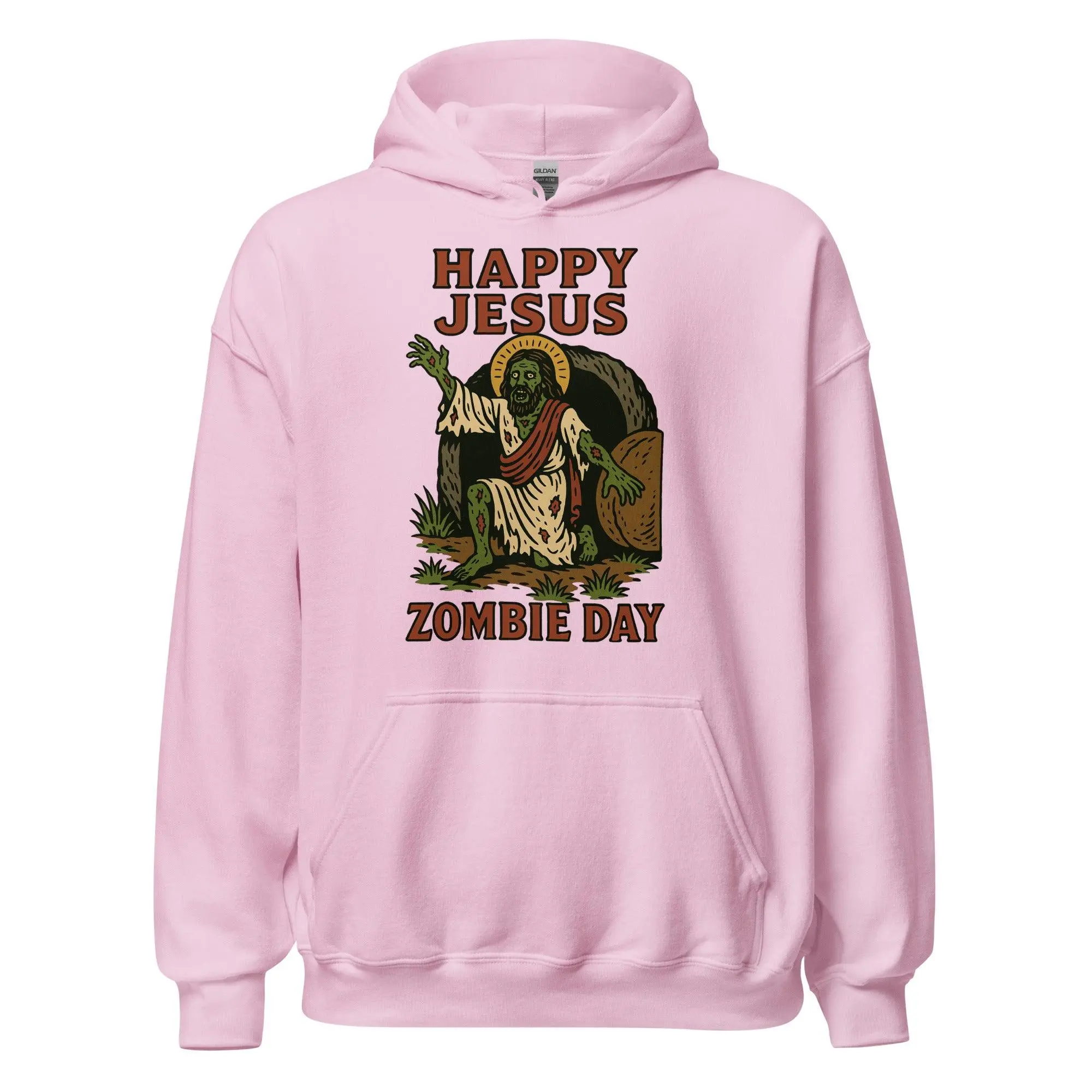 Happy Jesus Zombie Day Hoodie - Image 6
