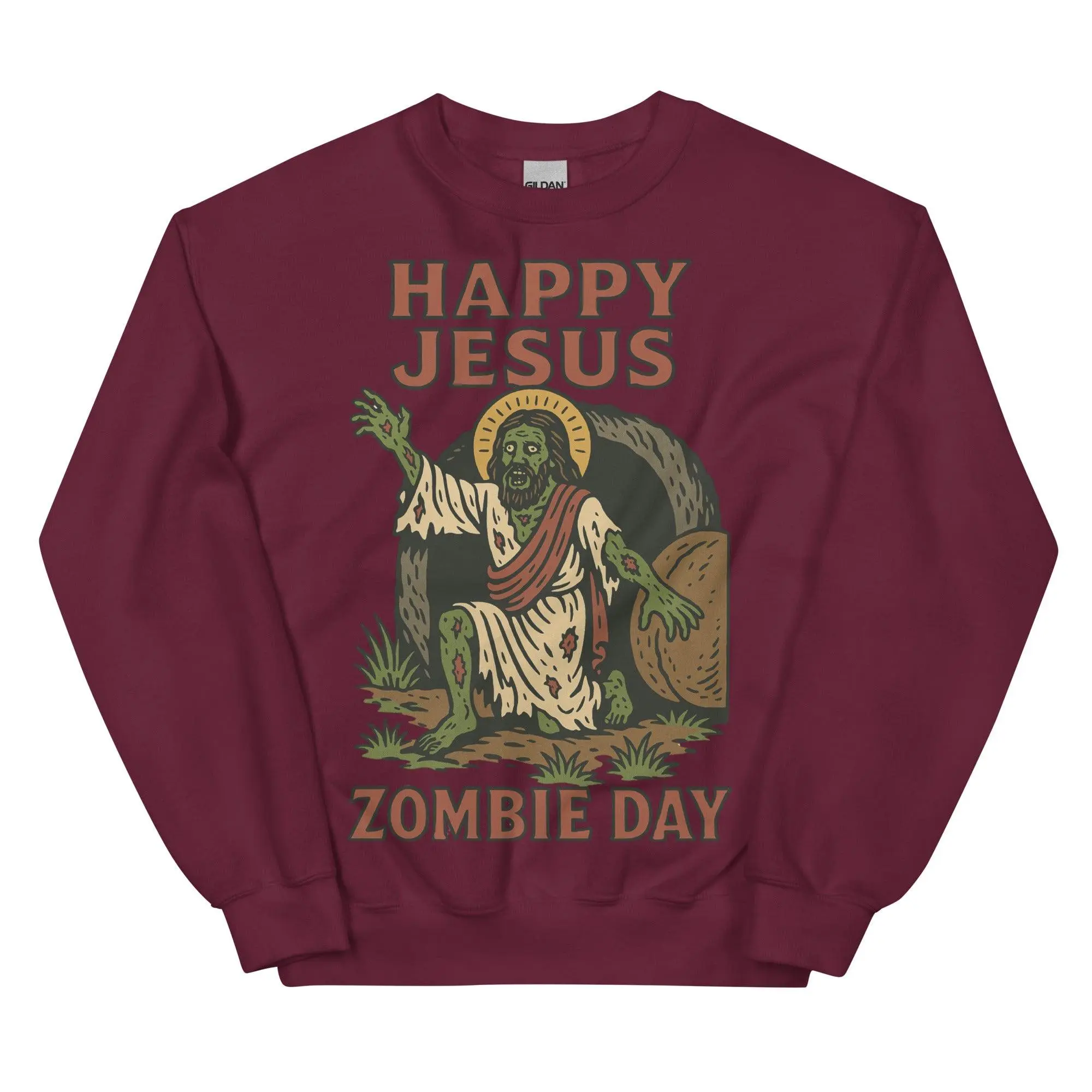 Happy Jesus Zombie Day sweatshirt - Image 5