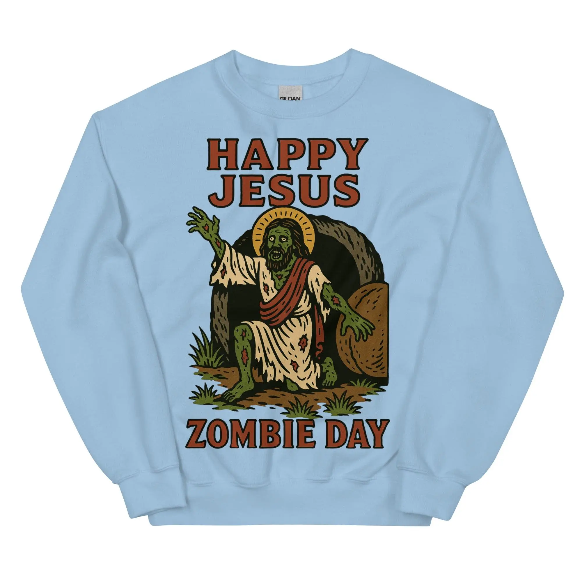 Happy Jesus Zombie Day sweatshirt - Image 6