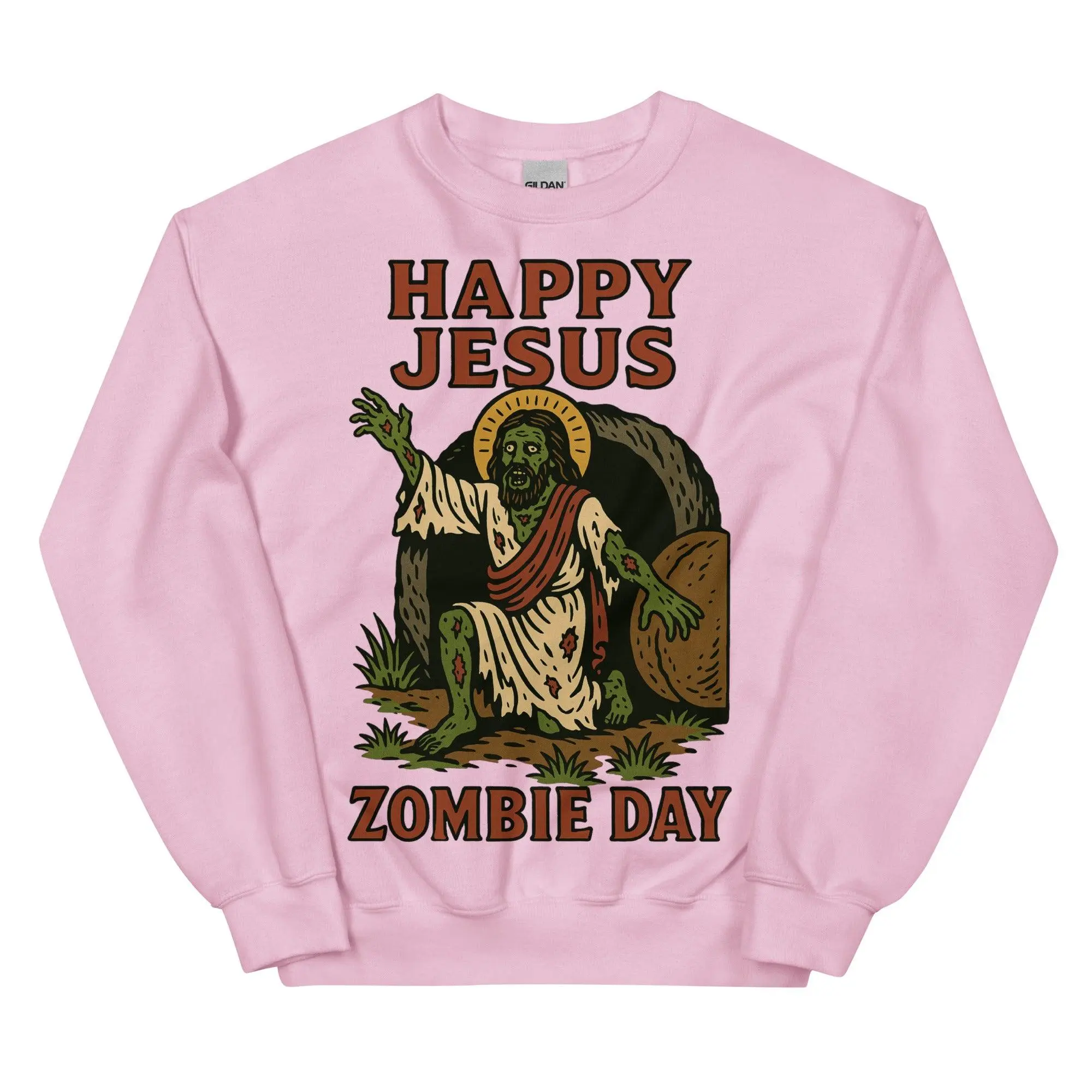 Happy Jesus Zombie Day sweatshirt - Image 8