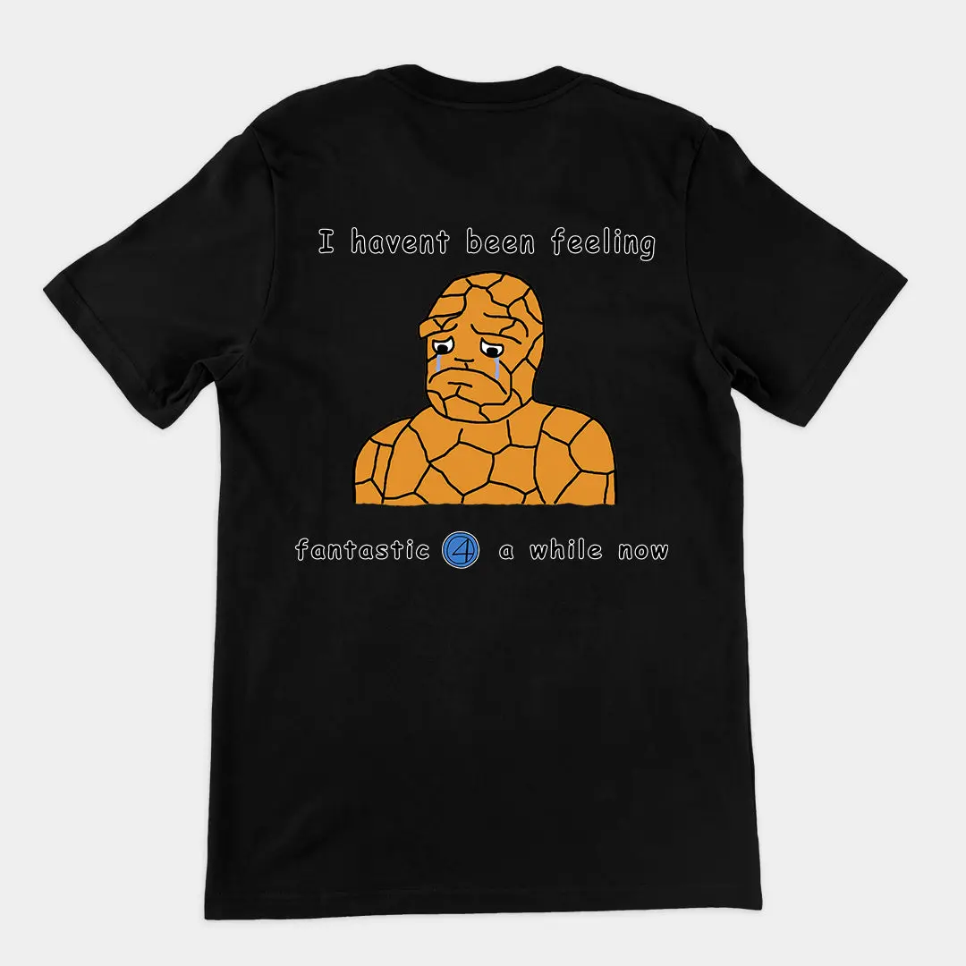 Haven't been feeling fantastic 4 a while now T-Shirt (backprint) - Image 2
