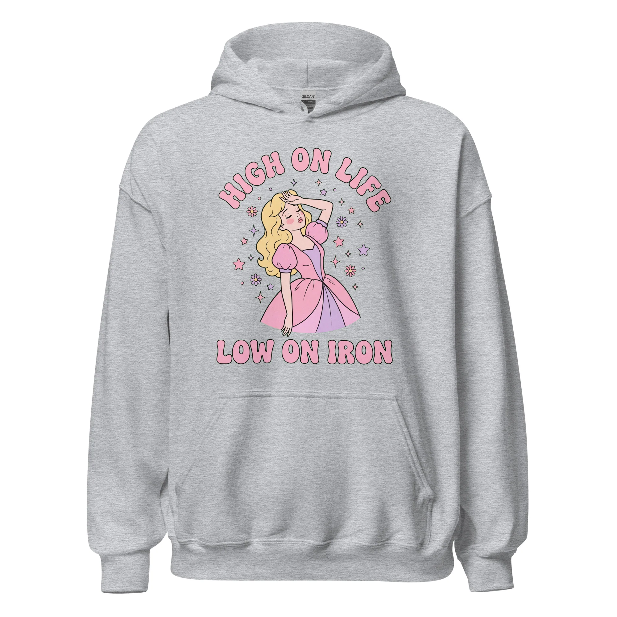 High on Life Low on Iron Hoodie - Image 2