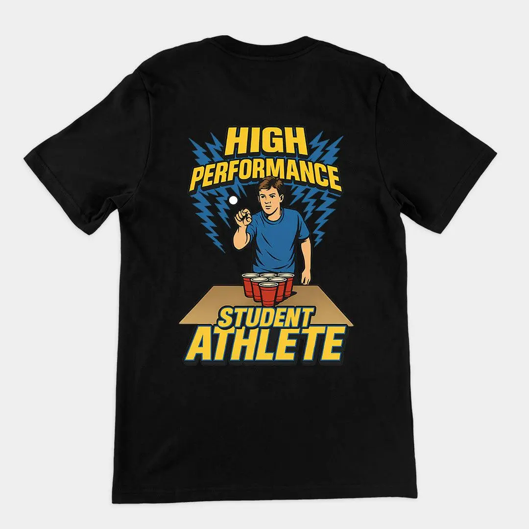 High Performance Student Athlete T-Shirt (backprint)