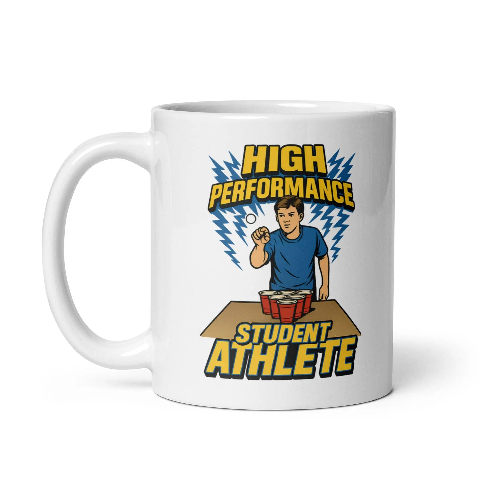 High Performance Student Athlete White glossy mug - Image 3