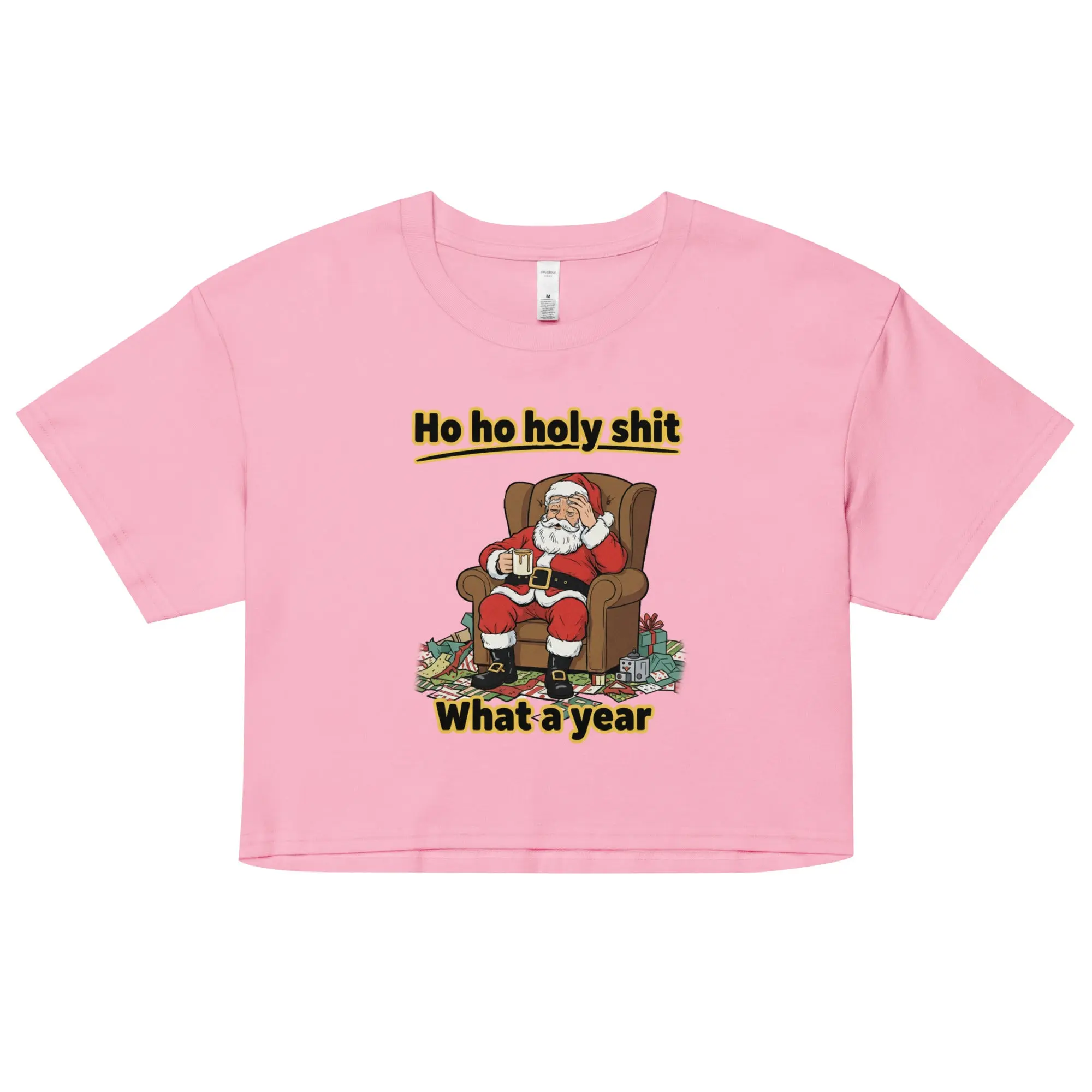 Ho ho holy s__t what a year crop top - Image 2