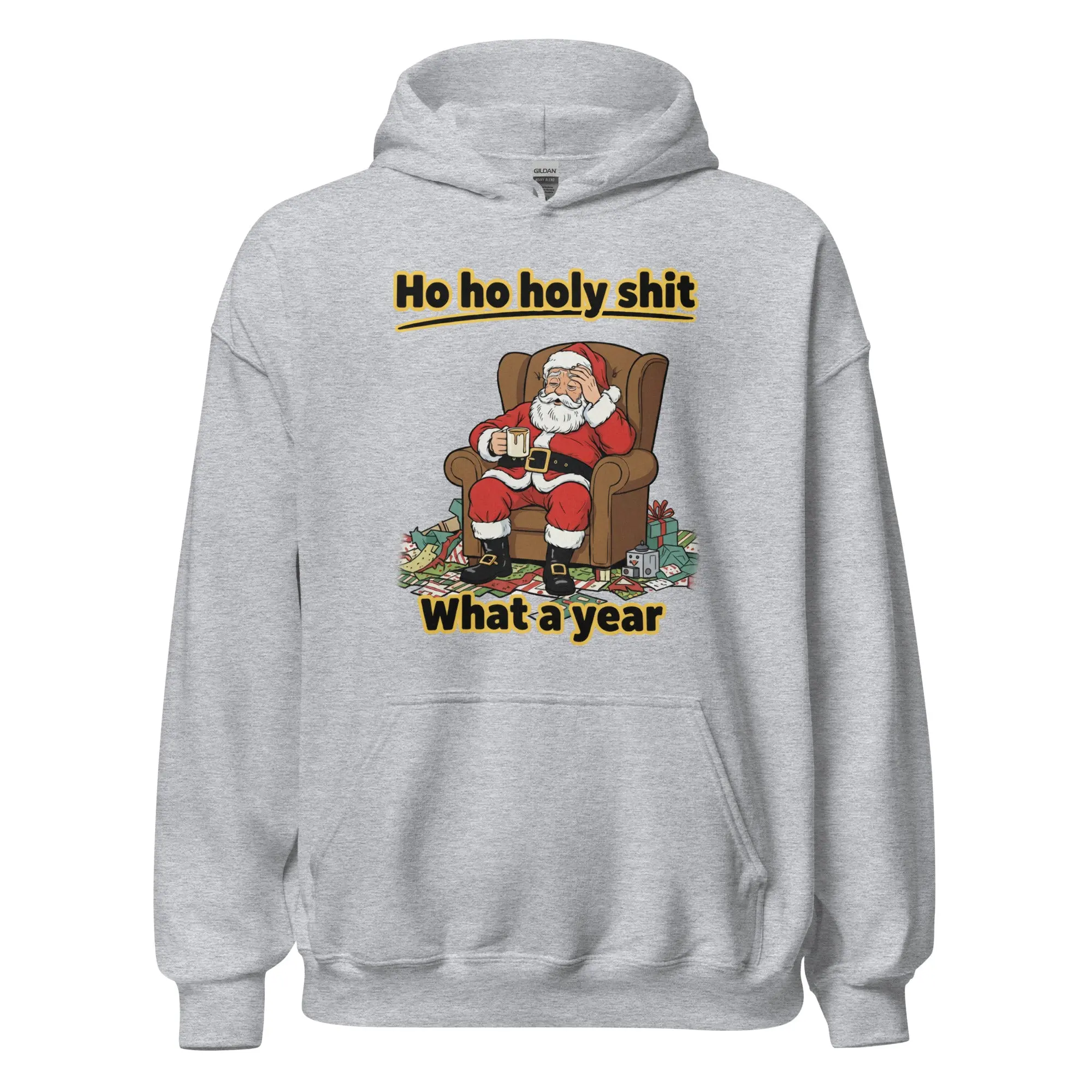 Ho ho holy s__t what a year Hoodie - Image 2