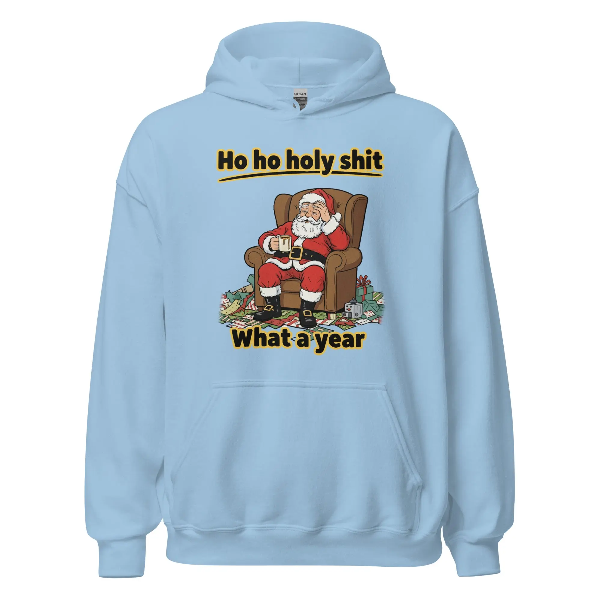 Ho ho holy s__t what a year Hoodie - Image 5