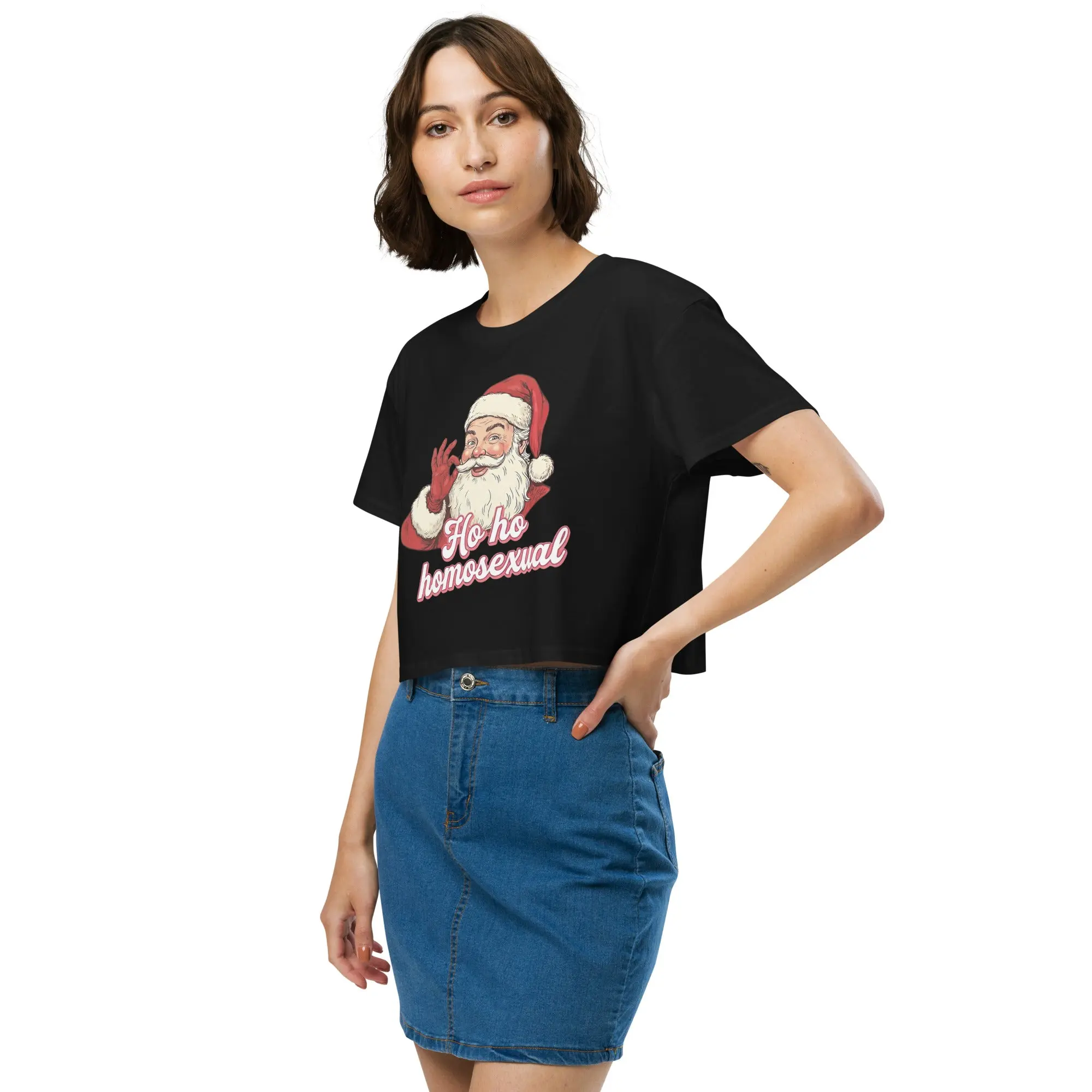 Ho ho homosexual crop top - Image 6