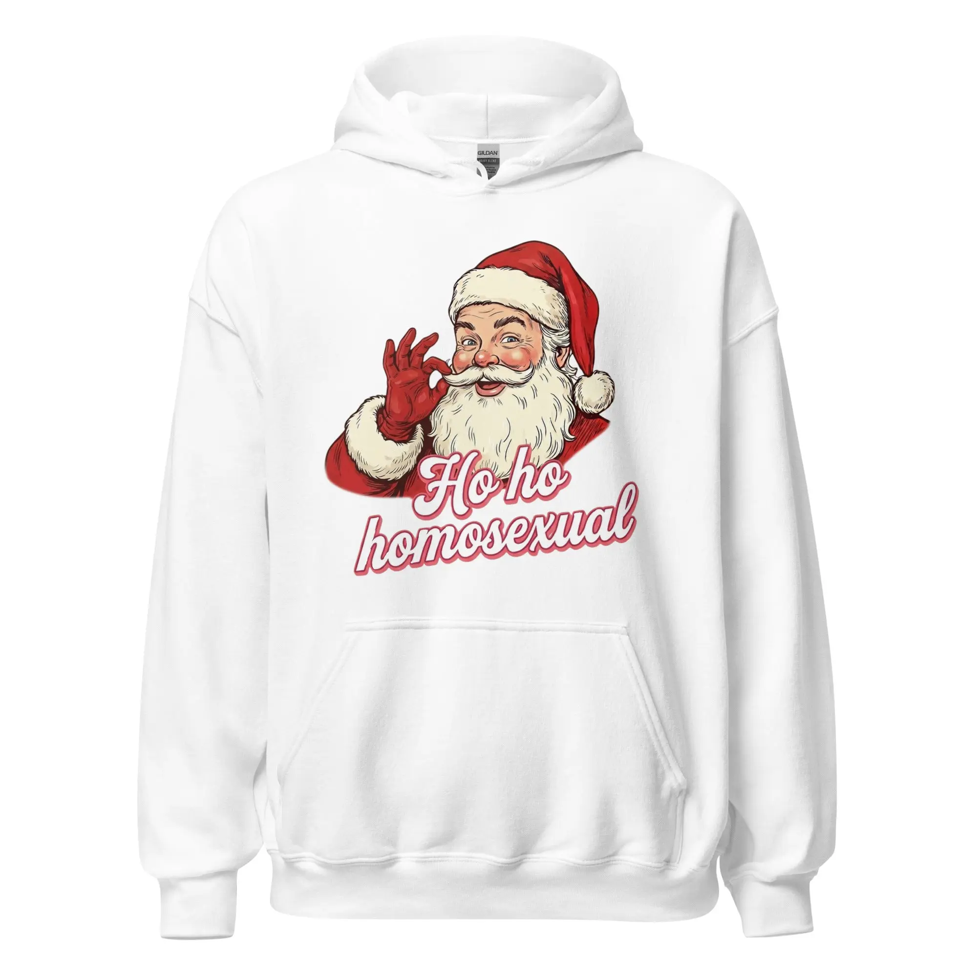Ho ho homosexual Hoodie - Image 7