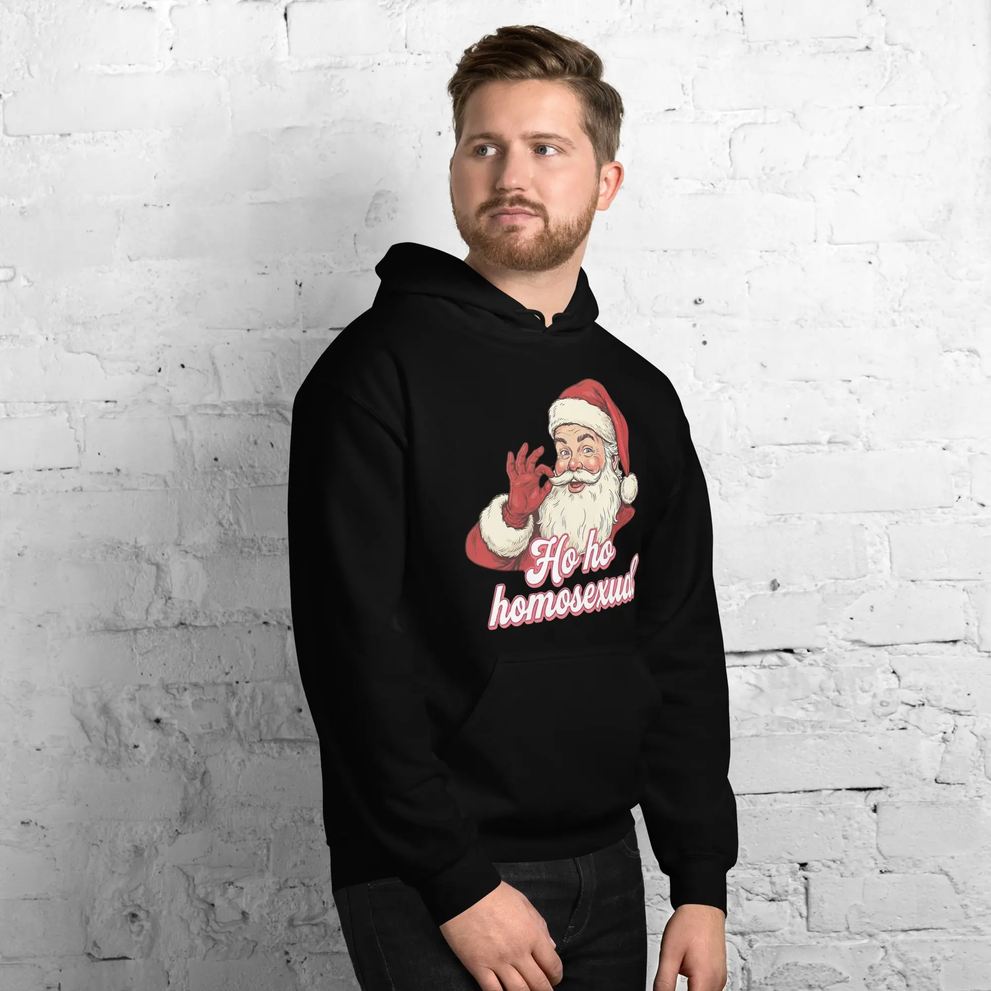 Ho ho homosexual Hoodie - Image 8