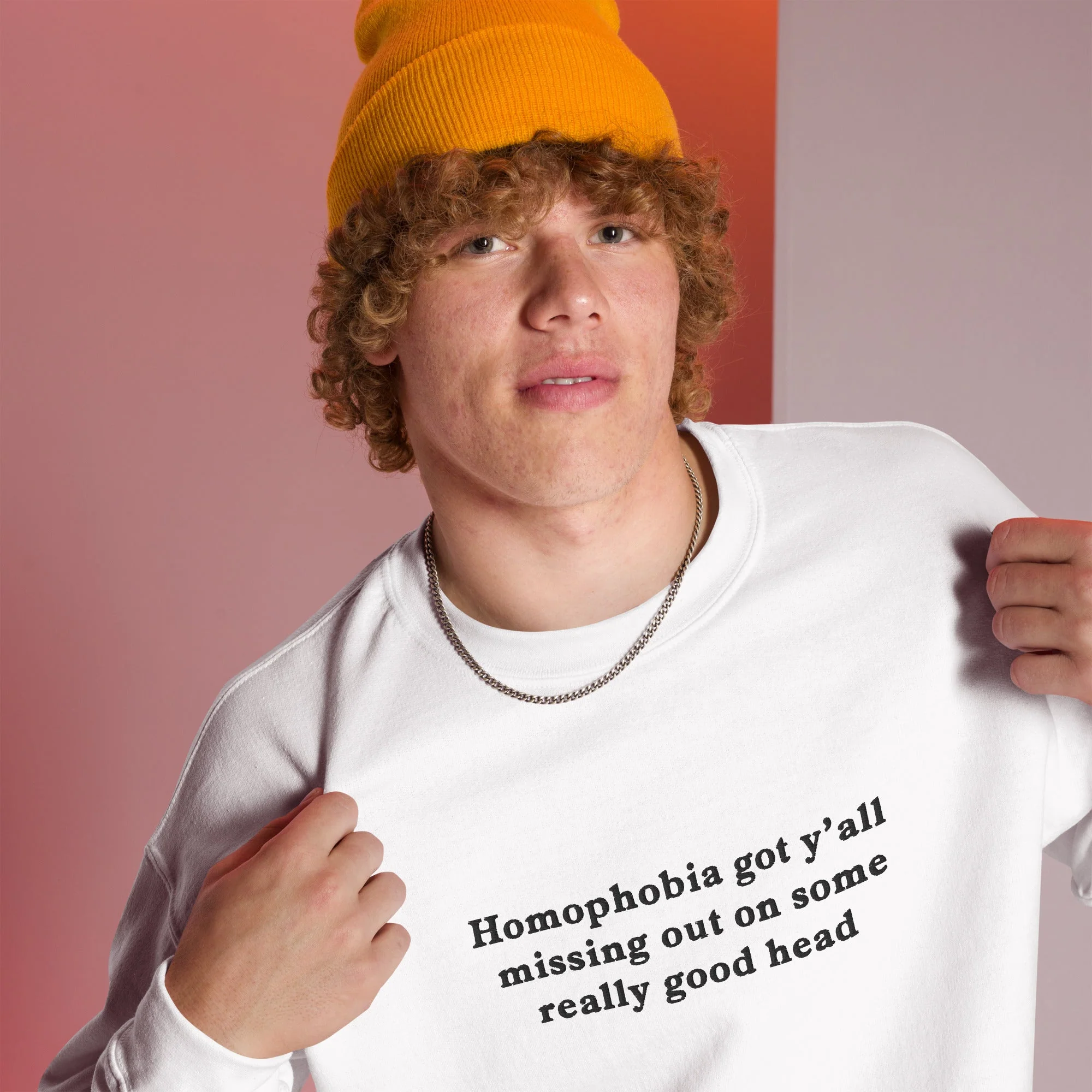 Homophobia got y'all missing out on some really good head embroidered sweatshirt - Image 10