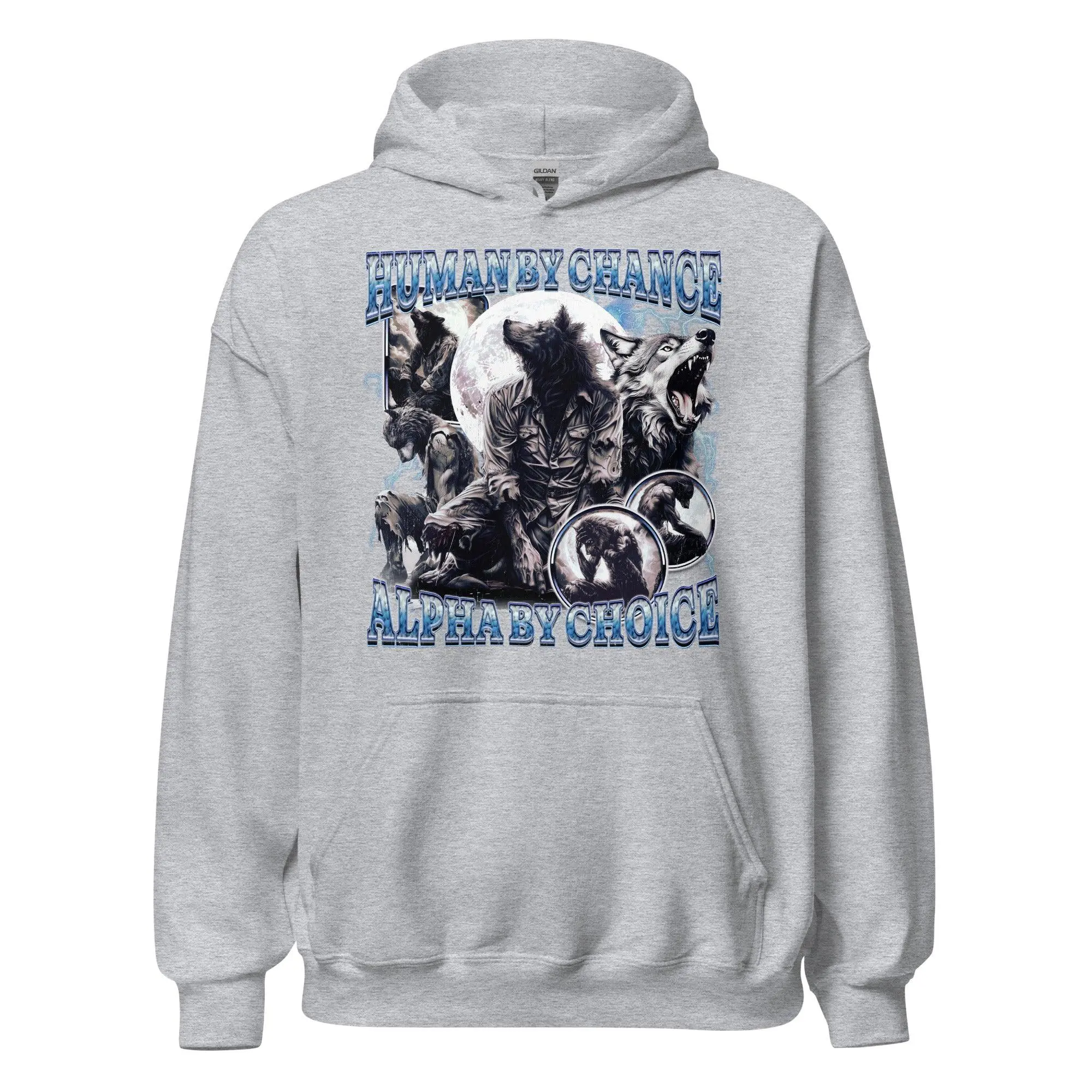 Human by Chance Alpha by Choice Hoodie - Image 2